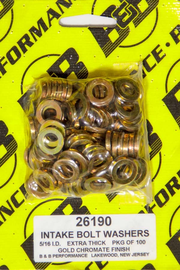 B and B Performance Products H/T Special Washers - 5/16in .590in OD (100) BBP26190