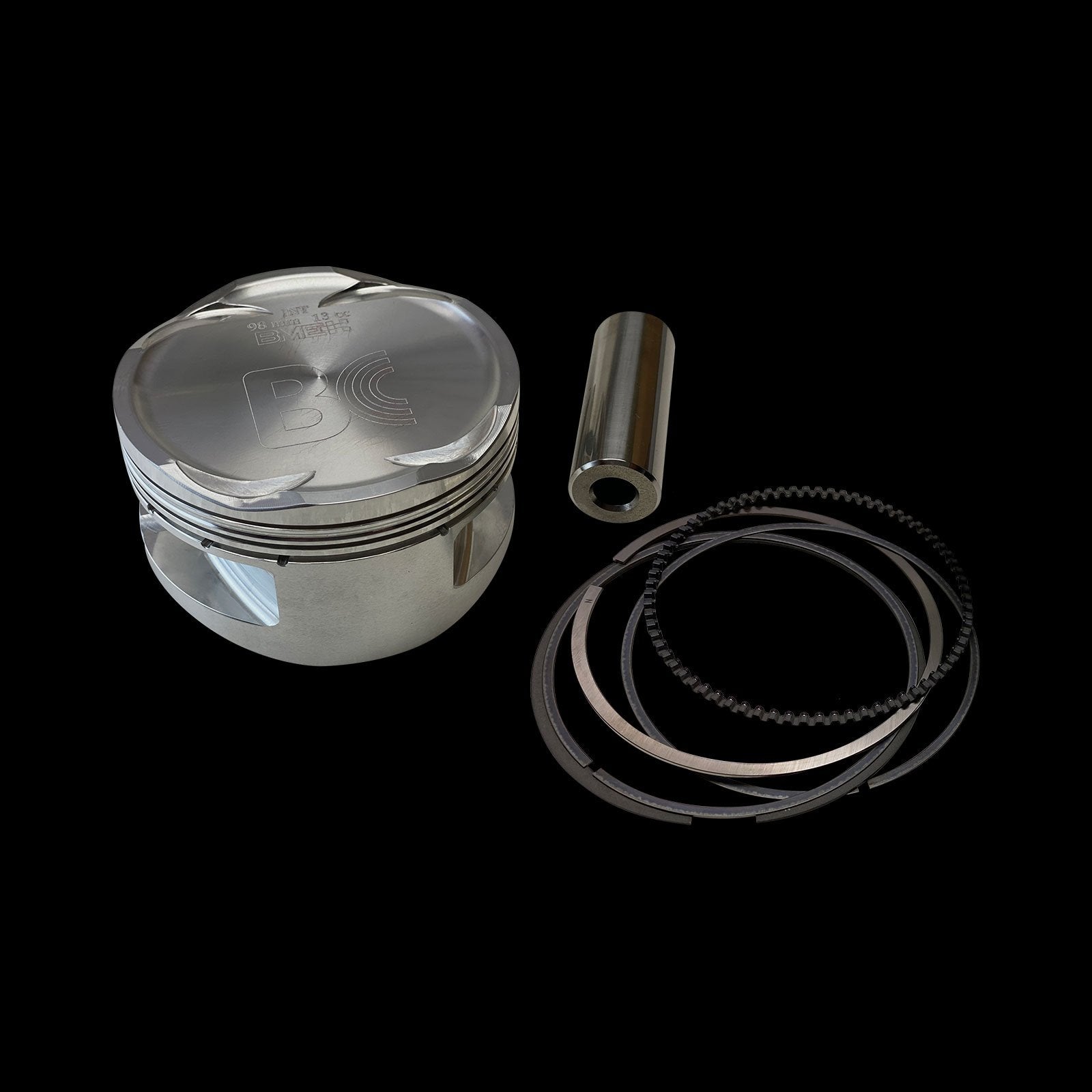 Brian Crower <b>BC7910-93</b> - Polaris XP Turbo (16-up) BME Stroker Pistons w/All Hardware - 93mm Bore x 9.5:1