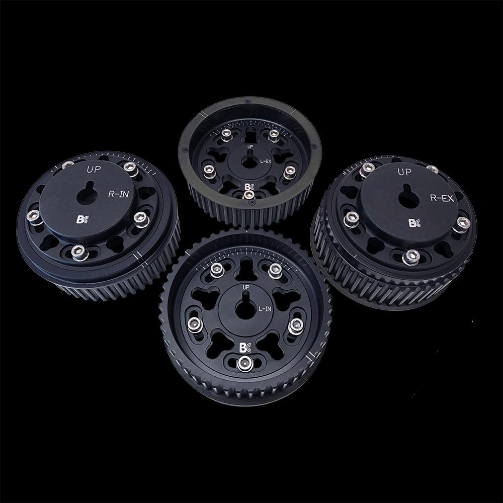 Brian Crower <b>BC8860B</b> - Subaru EJ Series Adjustable Cam Gears - All Black (set/4)