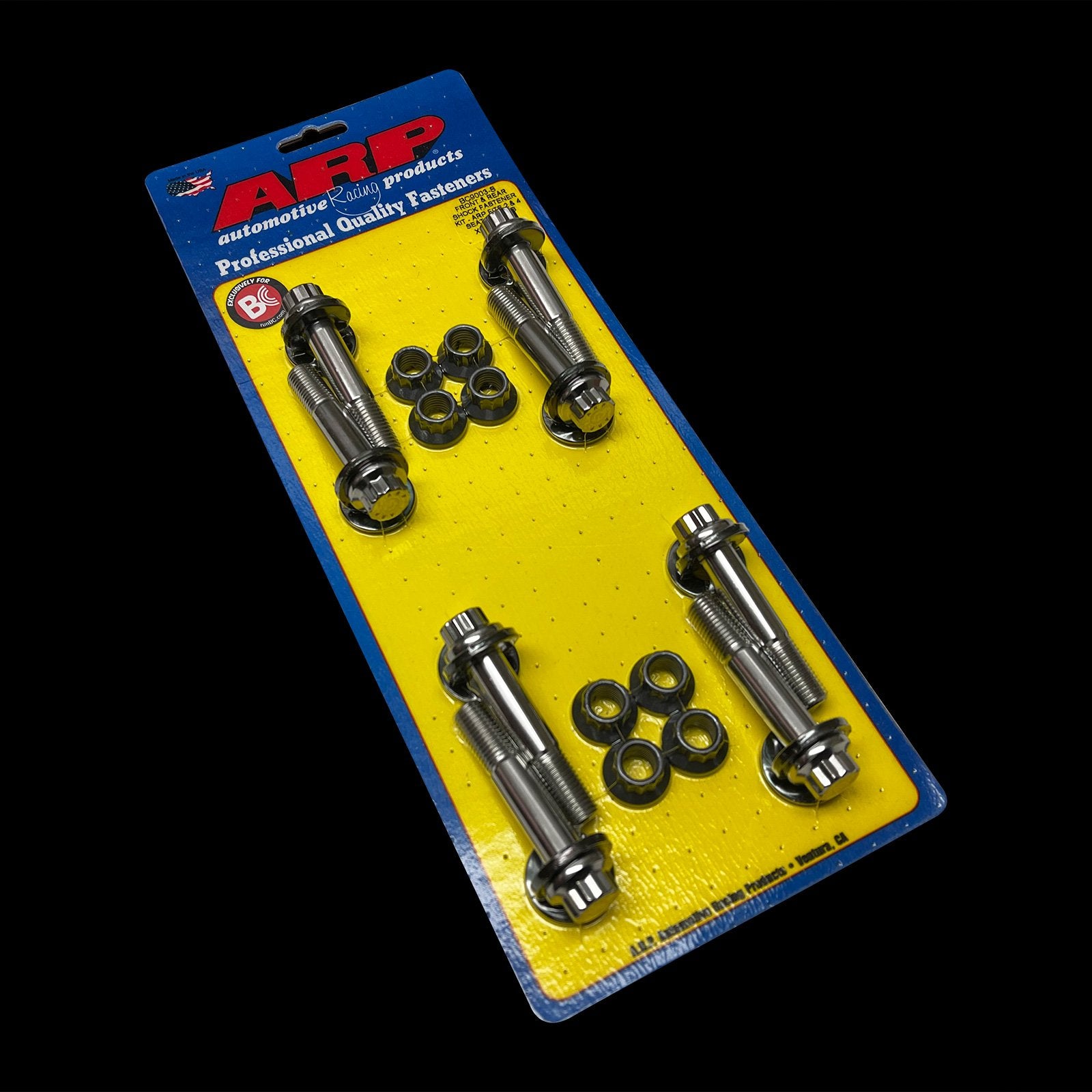 Brian Crower <b>BC9003-S</b> - ARP Polaris RZR XP Turbo-S Front and Rear Shock Fastener Kit