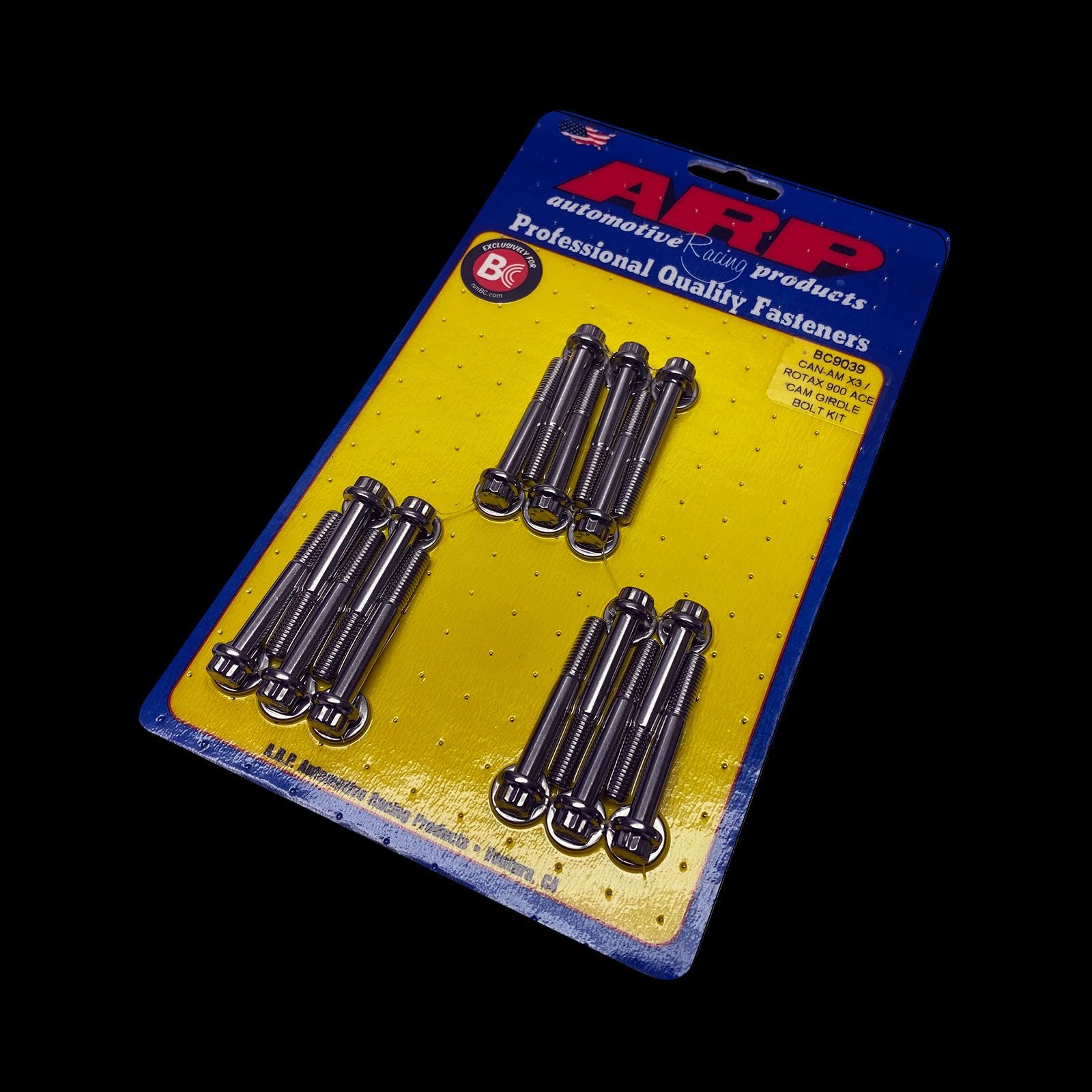 Brian Crower <b>BC9039</b> - ARP Can-Am X3 Cam Girdle Assembly Bolt Kit