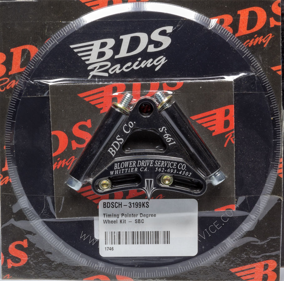 Blower Drive Service Timing Pointer Degree Wheel Kit - SBC BDSCH-3199KS