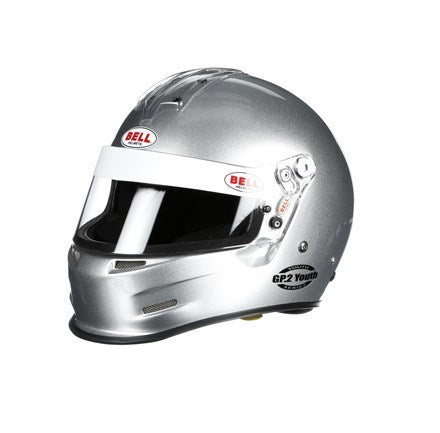 Bell GP2 Youth Helmet Silver 4XS SFI24.1-15 BEL1425021