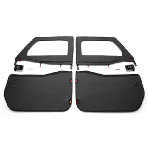 Bestop Full 2-Piece Fabric Door Jeep 18-20 Wrangler JL BES51750-17