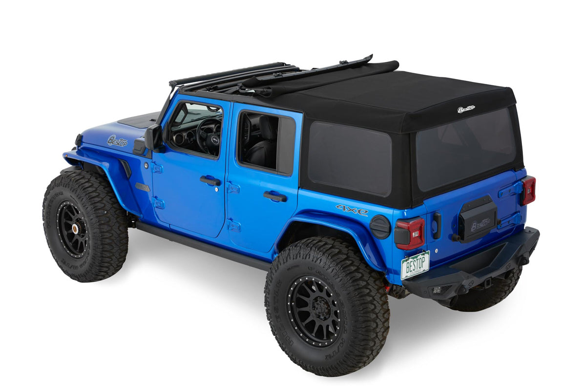 Bestop 18-  Jeep Wrangler JL Supertop Black Twill BES54726-17