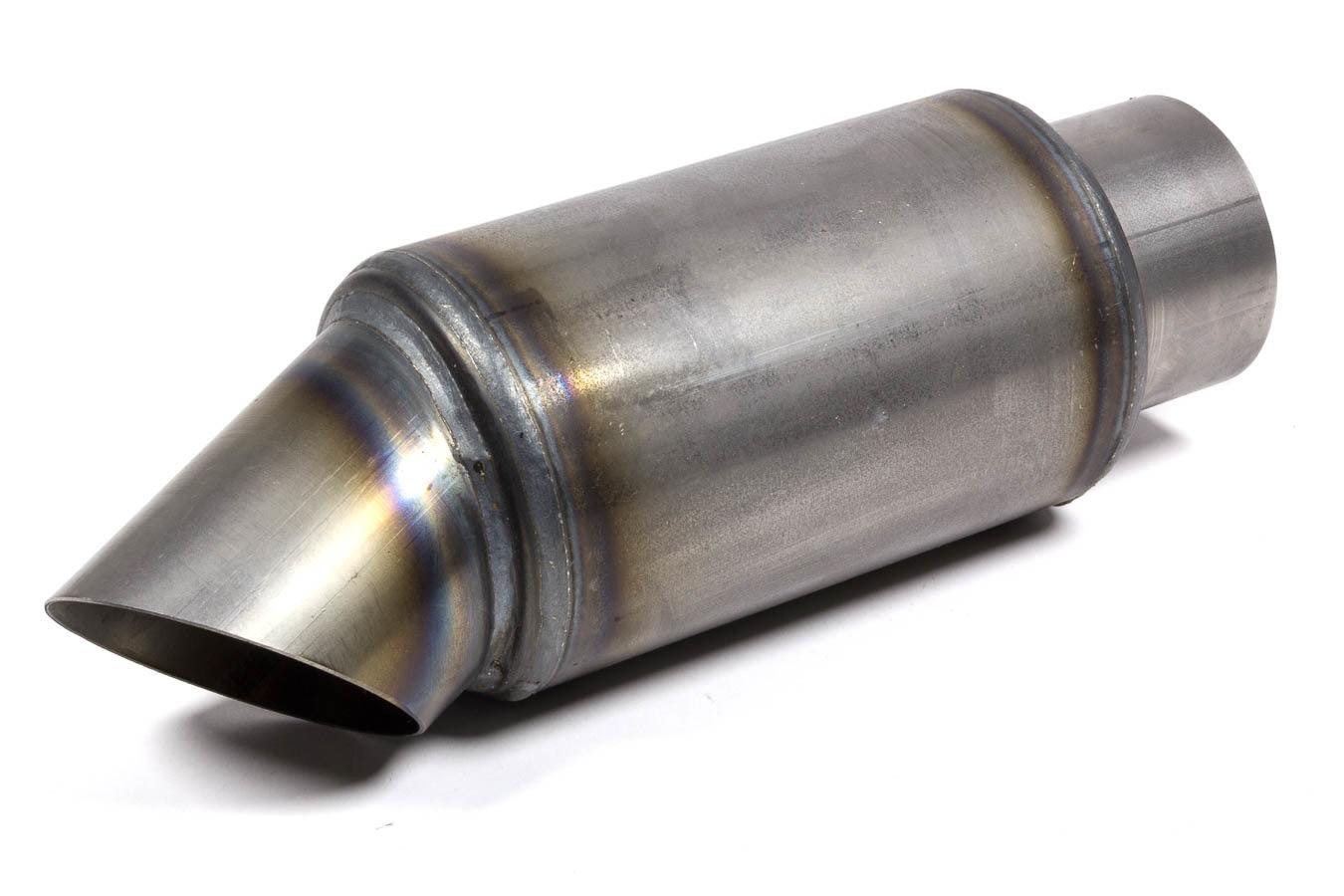Beyea Custom Headers Muffler 2.75in w/Turn Down BEYMUF2.75