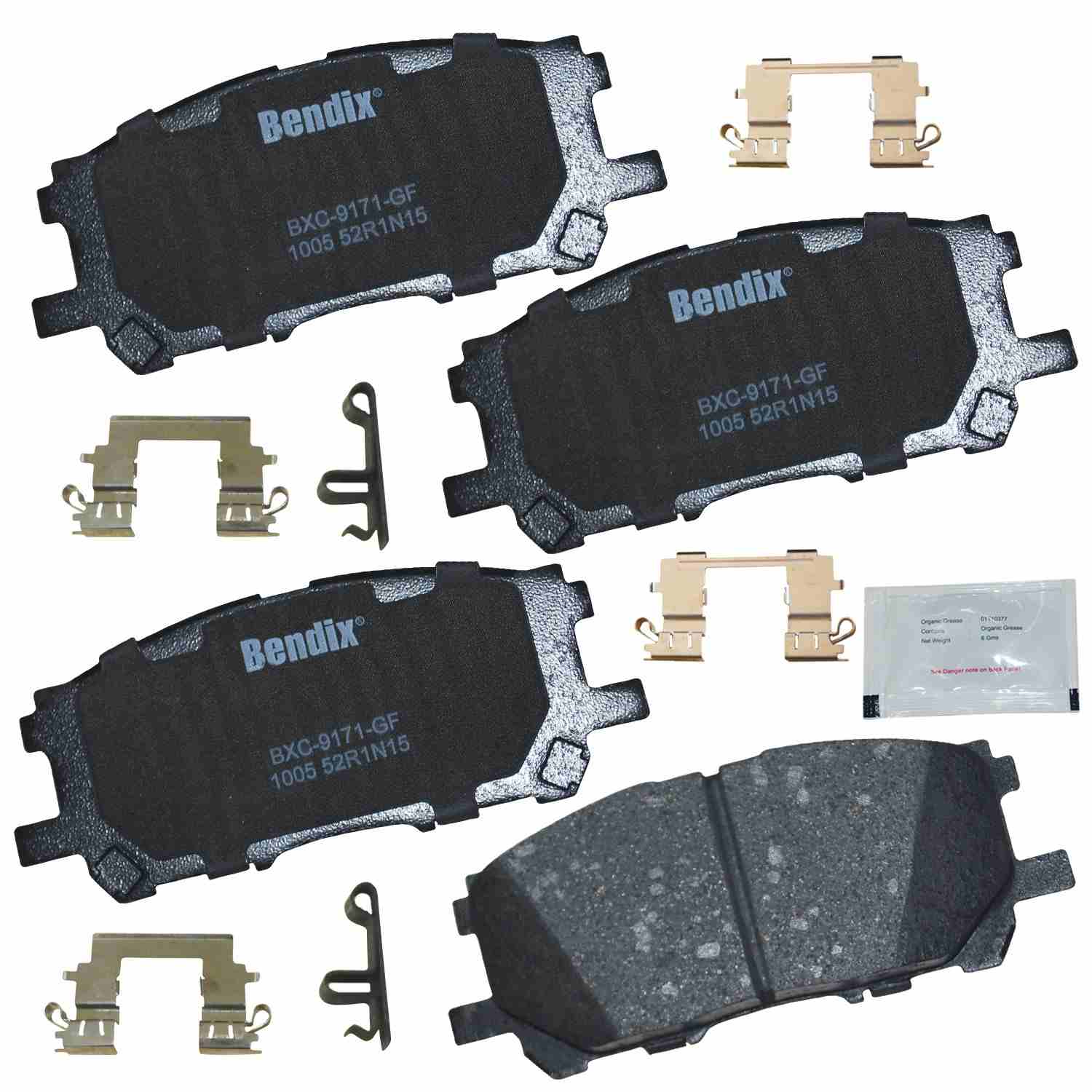 bendix premium copper free disc brake pad set  frsport cfc1005