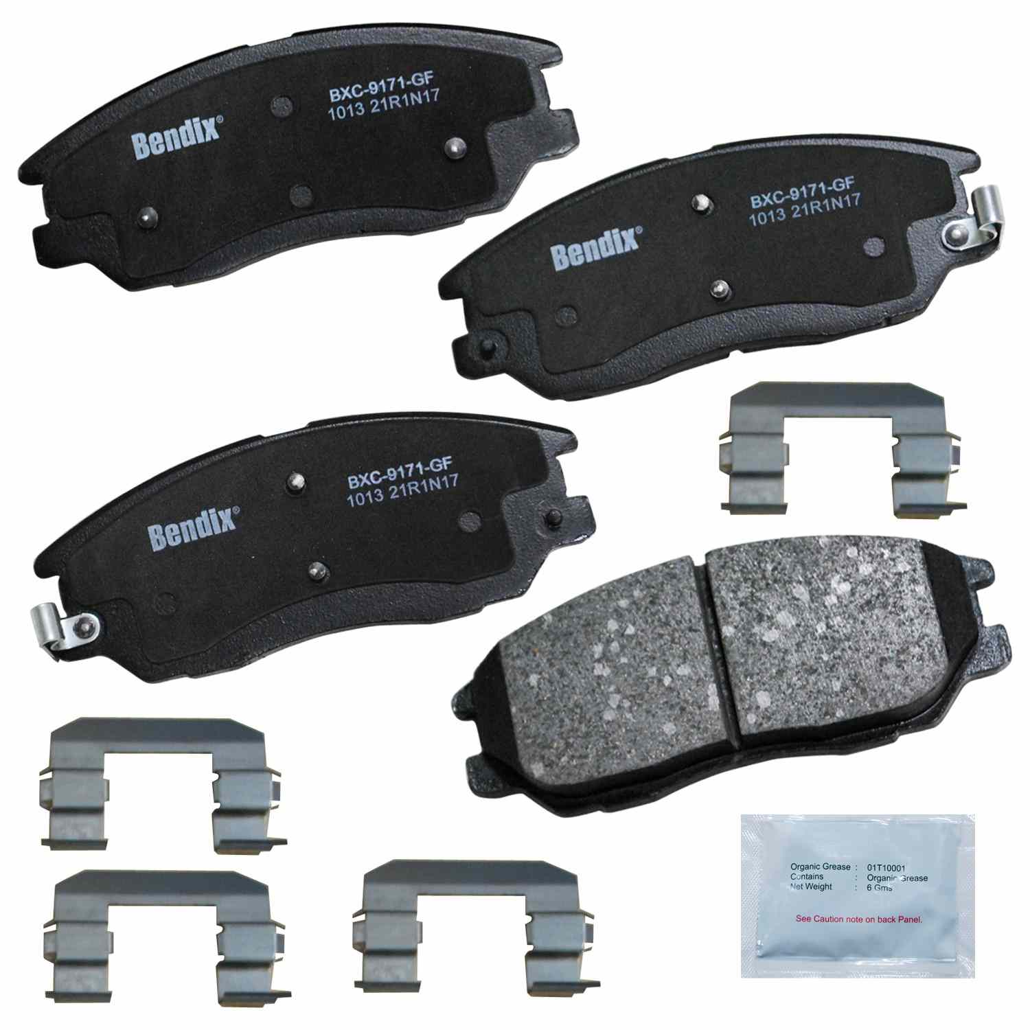 bendix premium copper free disc brake pad set  frsport cfc1013