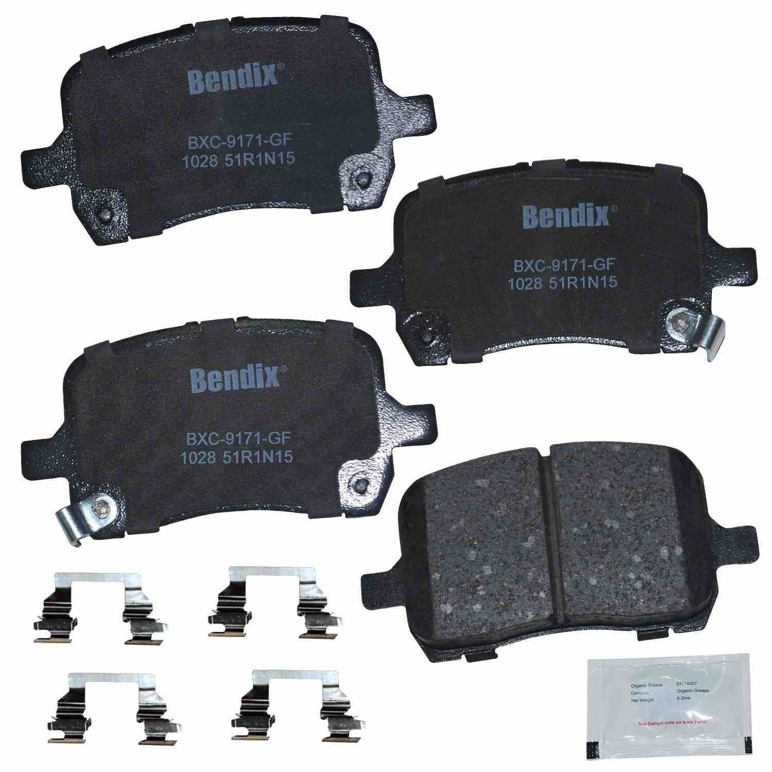 bendix premium copper free disc brake pad set  frsport cfc1028