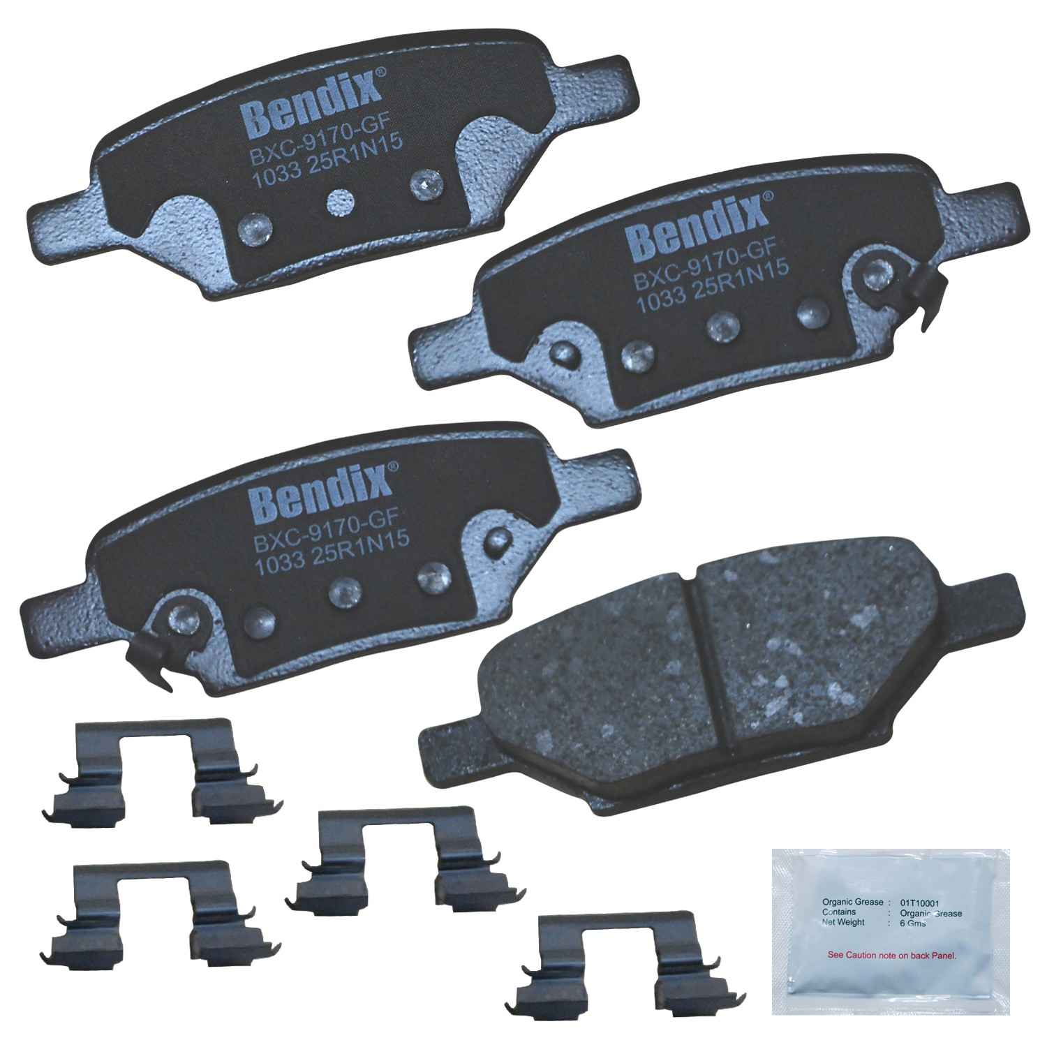 bendix premium copper free disc brake pad set  frsport cfc1033