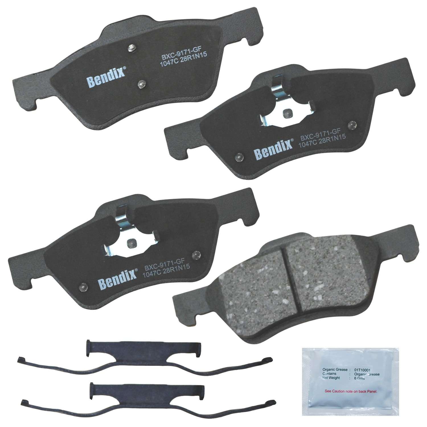 bendix premium copper free disc brake pad set  frsport cfc1047c