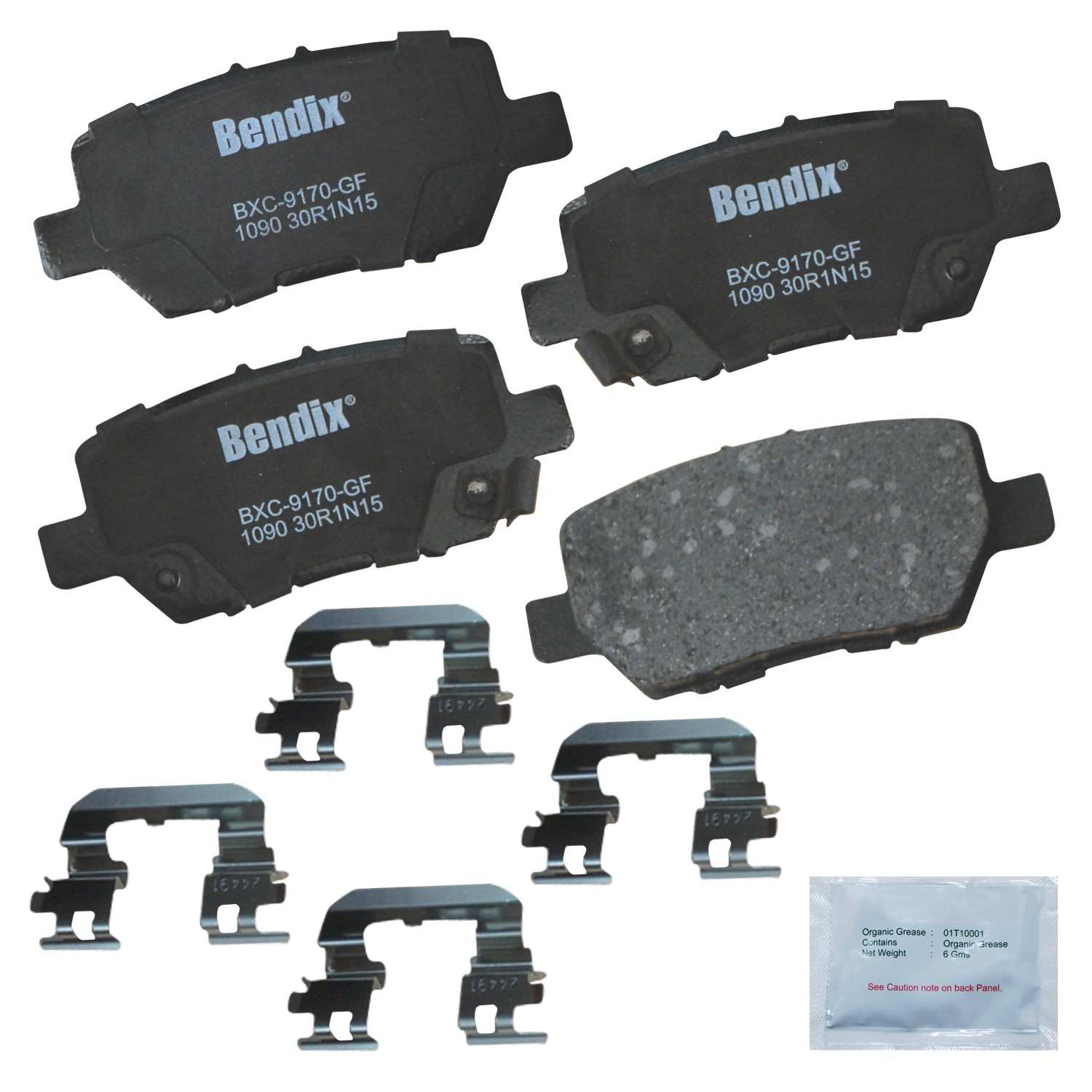 bendix premium copper free disc brake pad set  frsport cfc1090