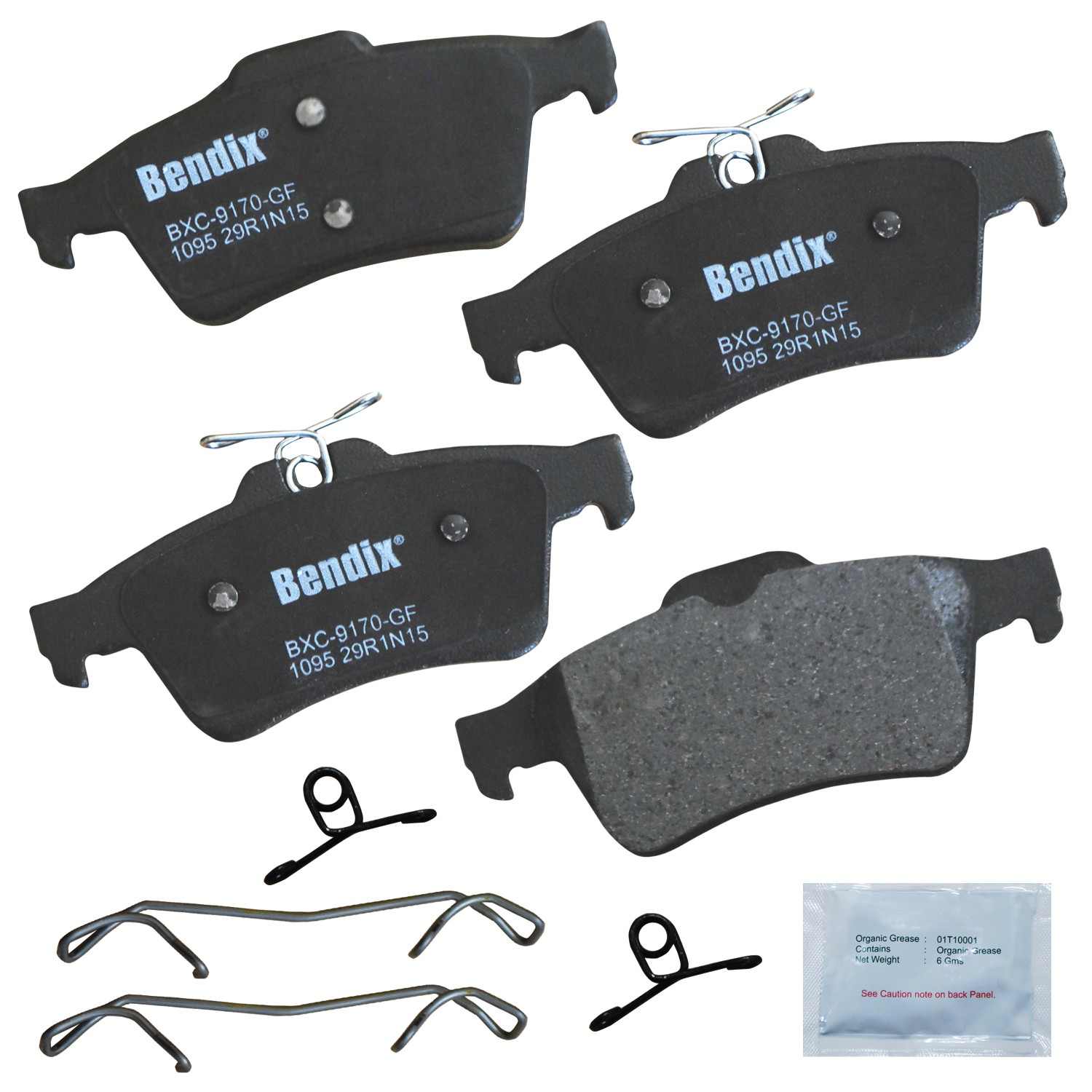 bendix premium copper free disc brake pad set  frsport cfc1095