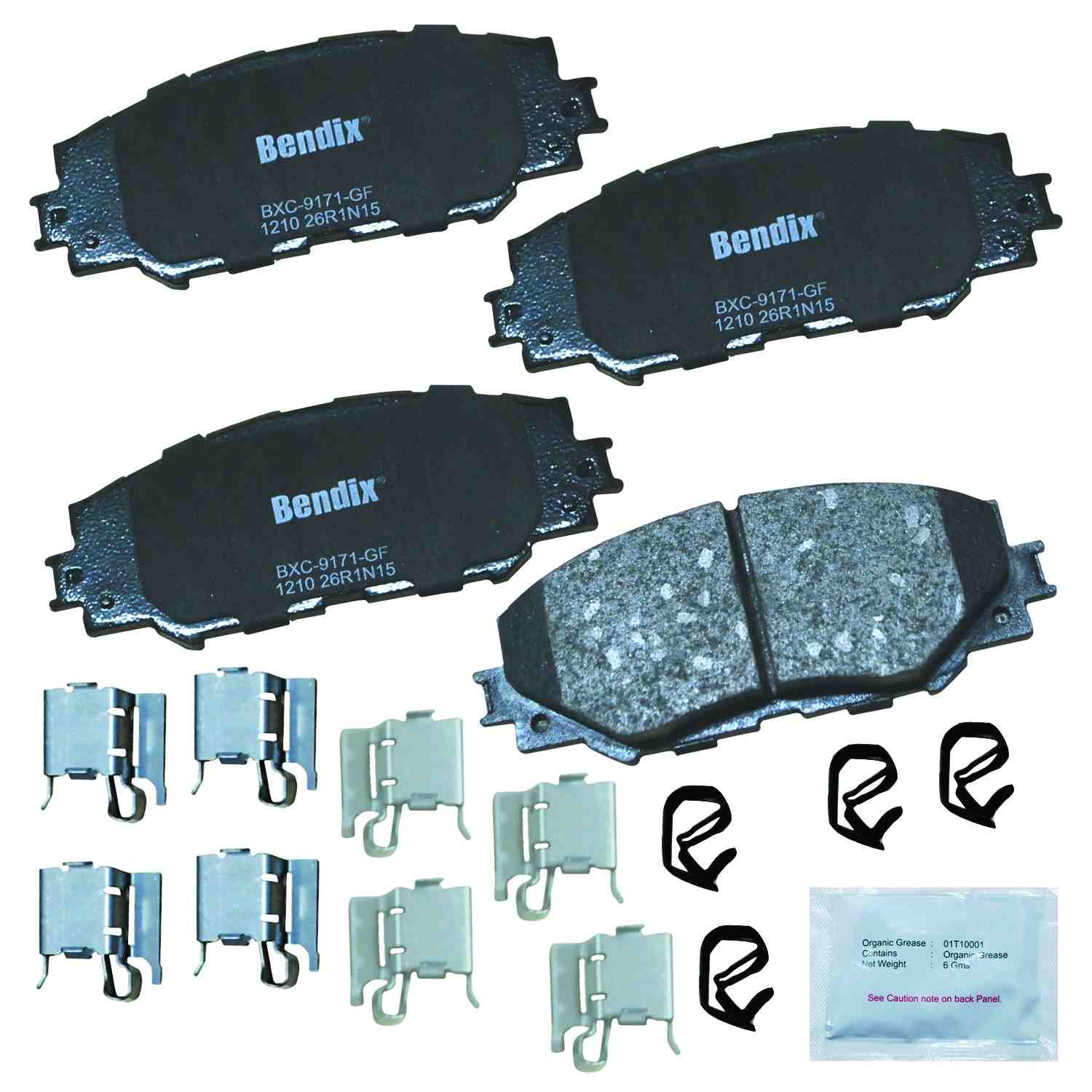 bendix premium copper free disc brake pad set  frsport cfc1210