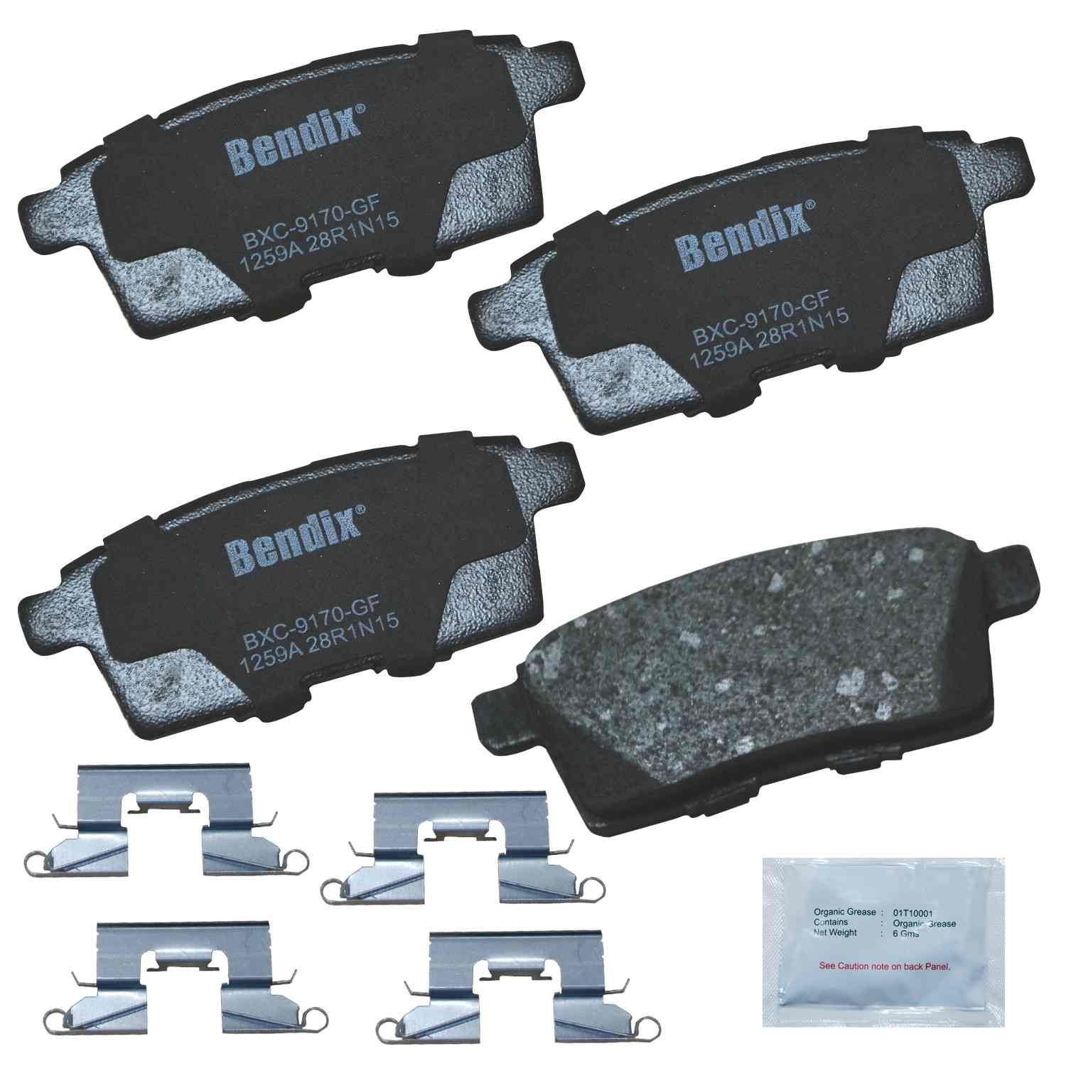 bendix premium copper free disc brake pad set  frsport cfc1259a