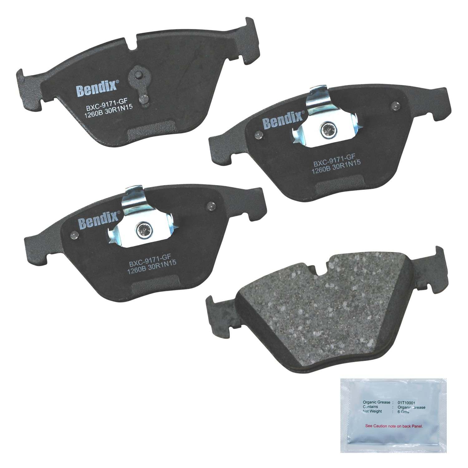 bendix premium copper free disc brake pad set  frsport cfc1260b