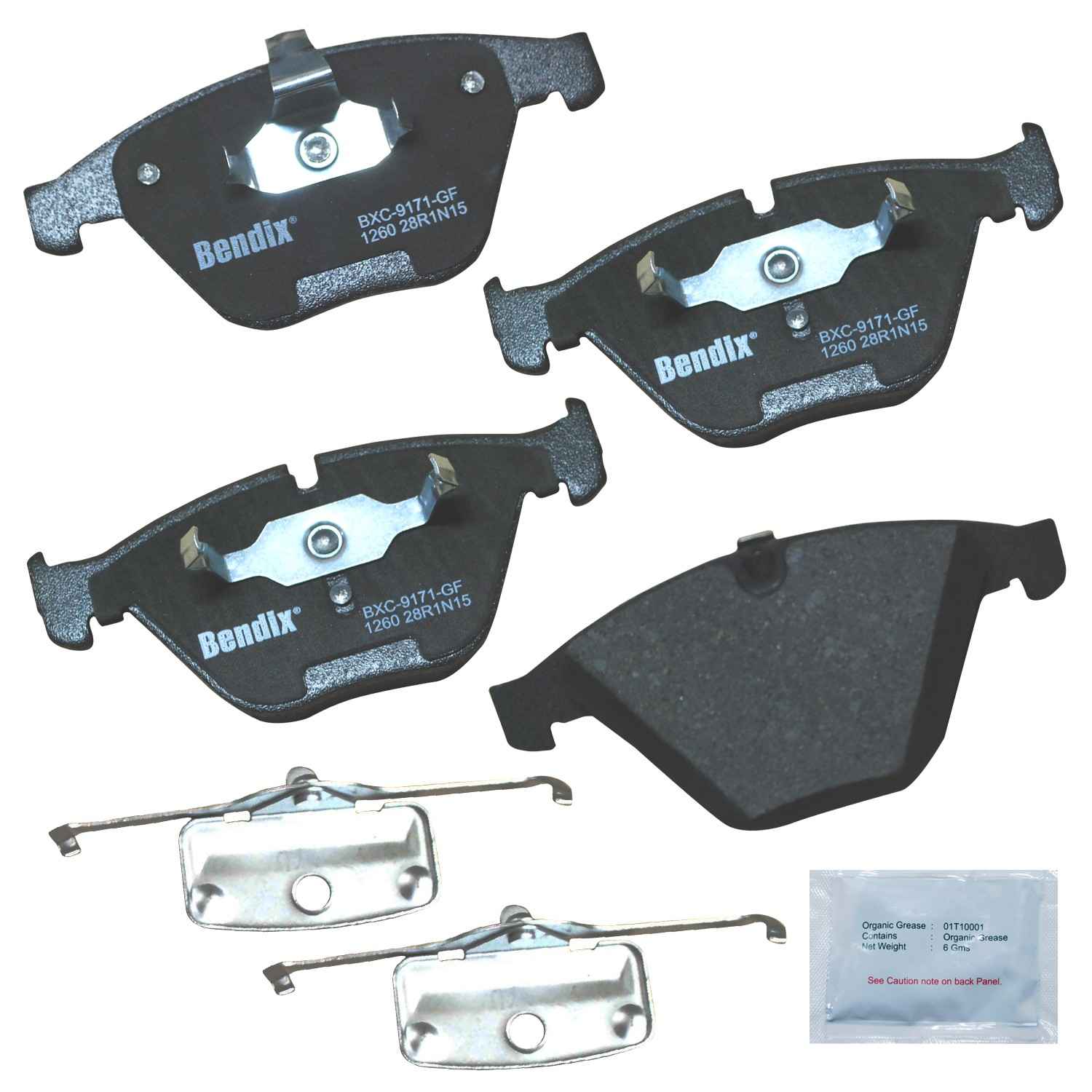 bendix premium copper free disc brake pad set  frsport cfc1260