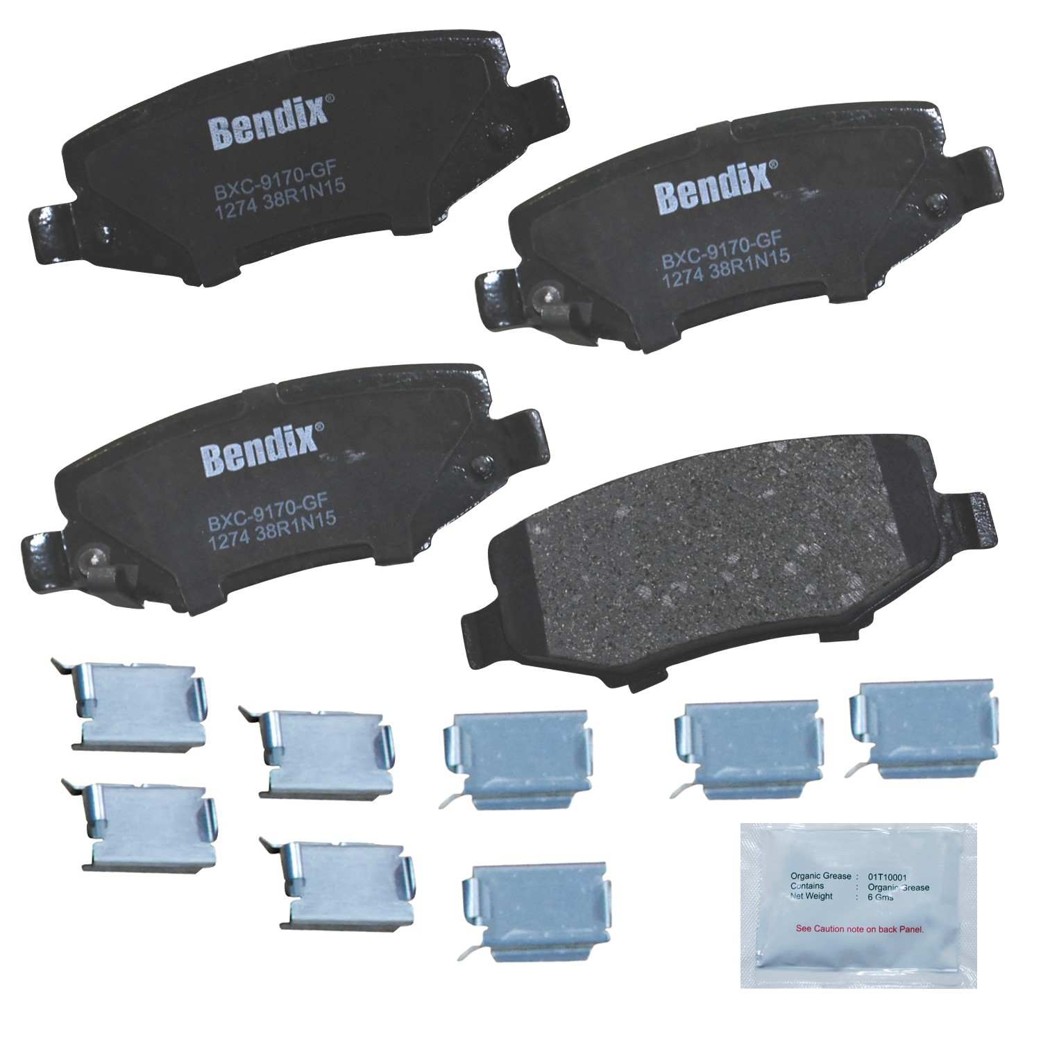 bendix premium copper free disc brake pad set  frsport cfc1274