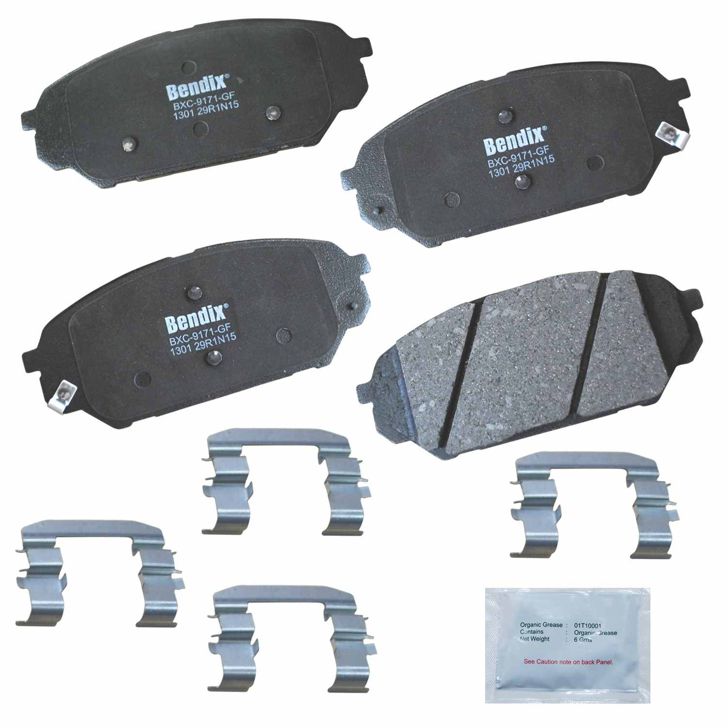 bendix premium copper free disc brake pad set  frsport cfc1301