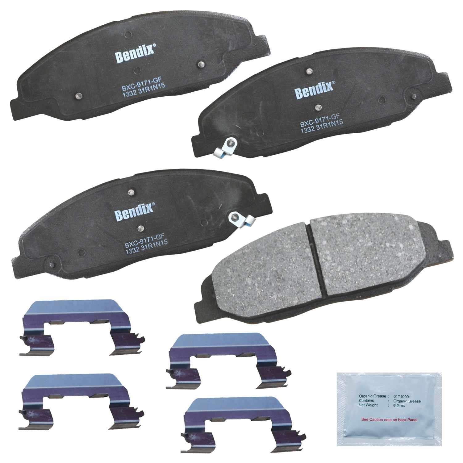 bendix premium copper free disc brake pad set  frsport cfc1332