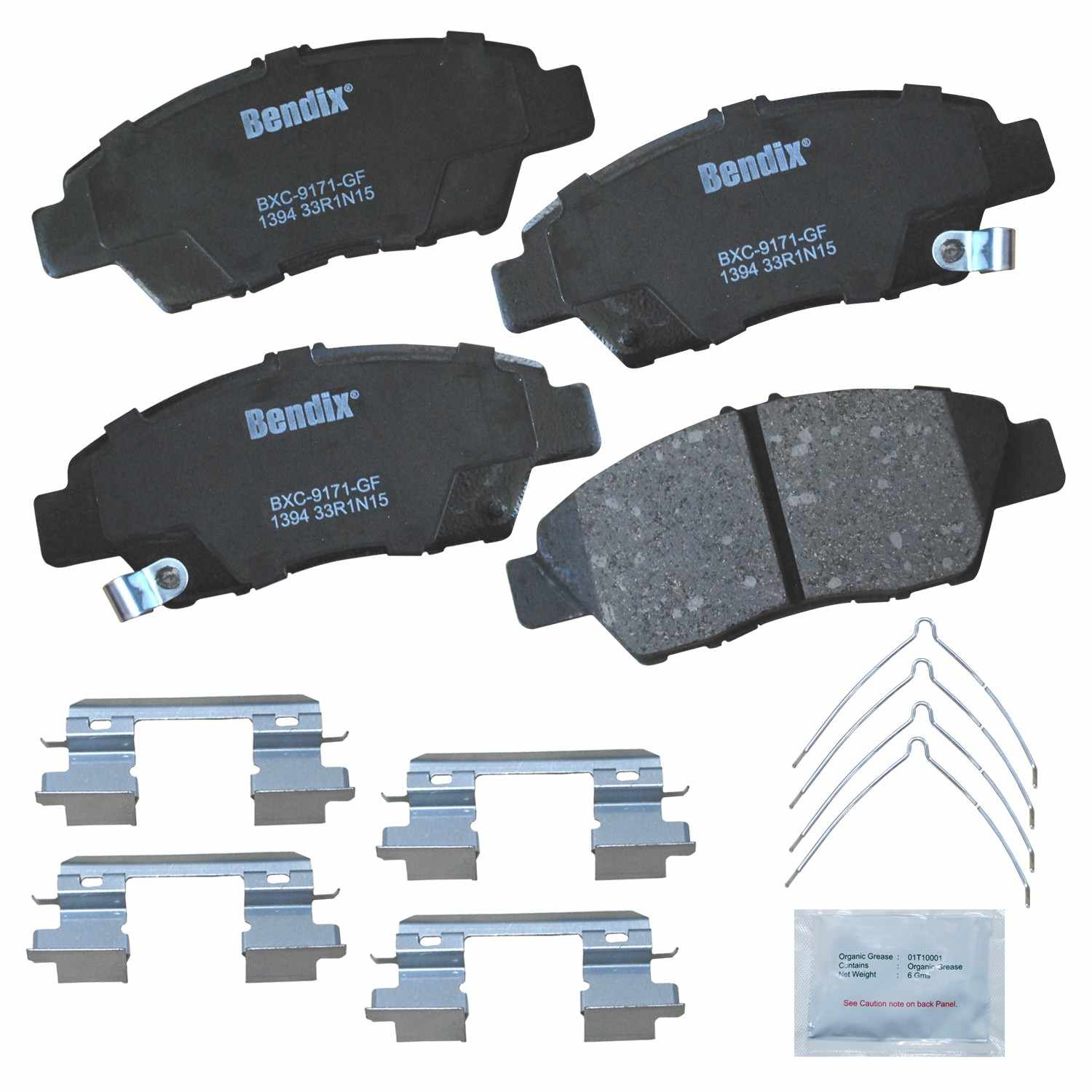 bendix premium copper free disc brake pad set  frsport cfc1394