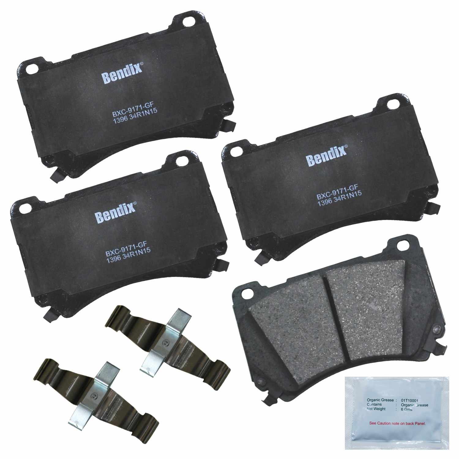 bendix premium copper free disc brake pad set  frsport cfc1396