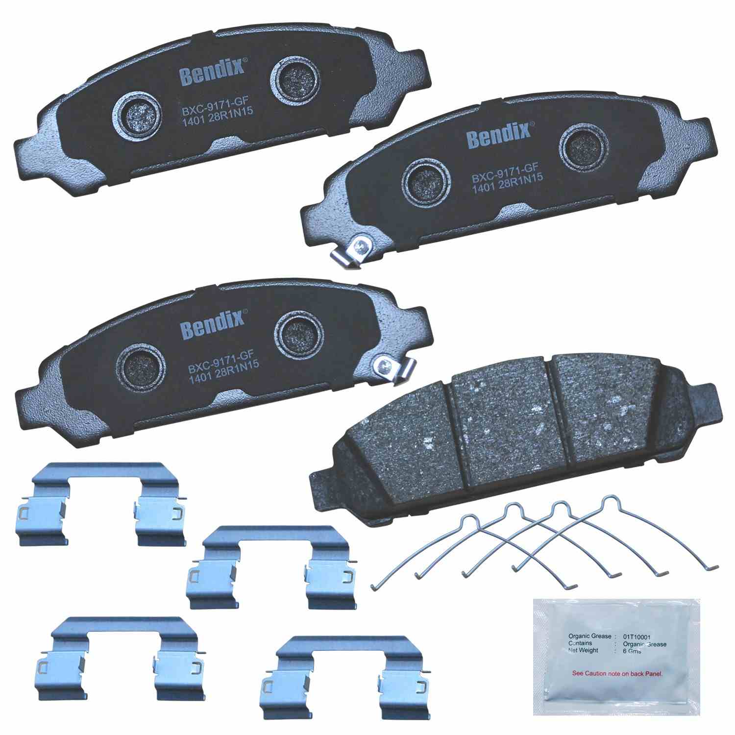 bendix premium copper free disc brake pad set  frsport cfc1401