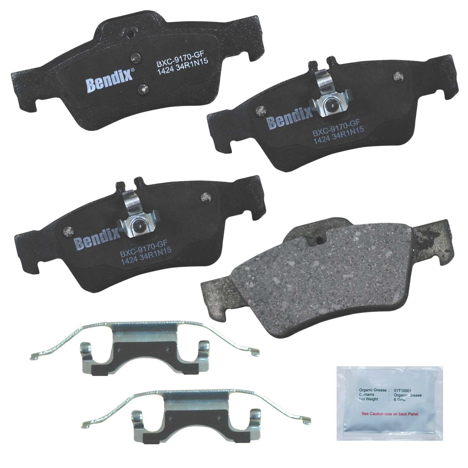 bendix premium copper free disc brake pad set  frsport cfc1424