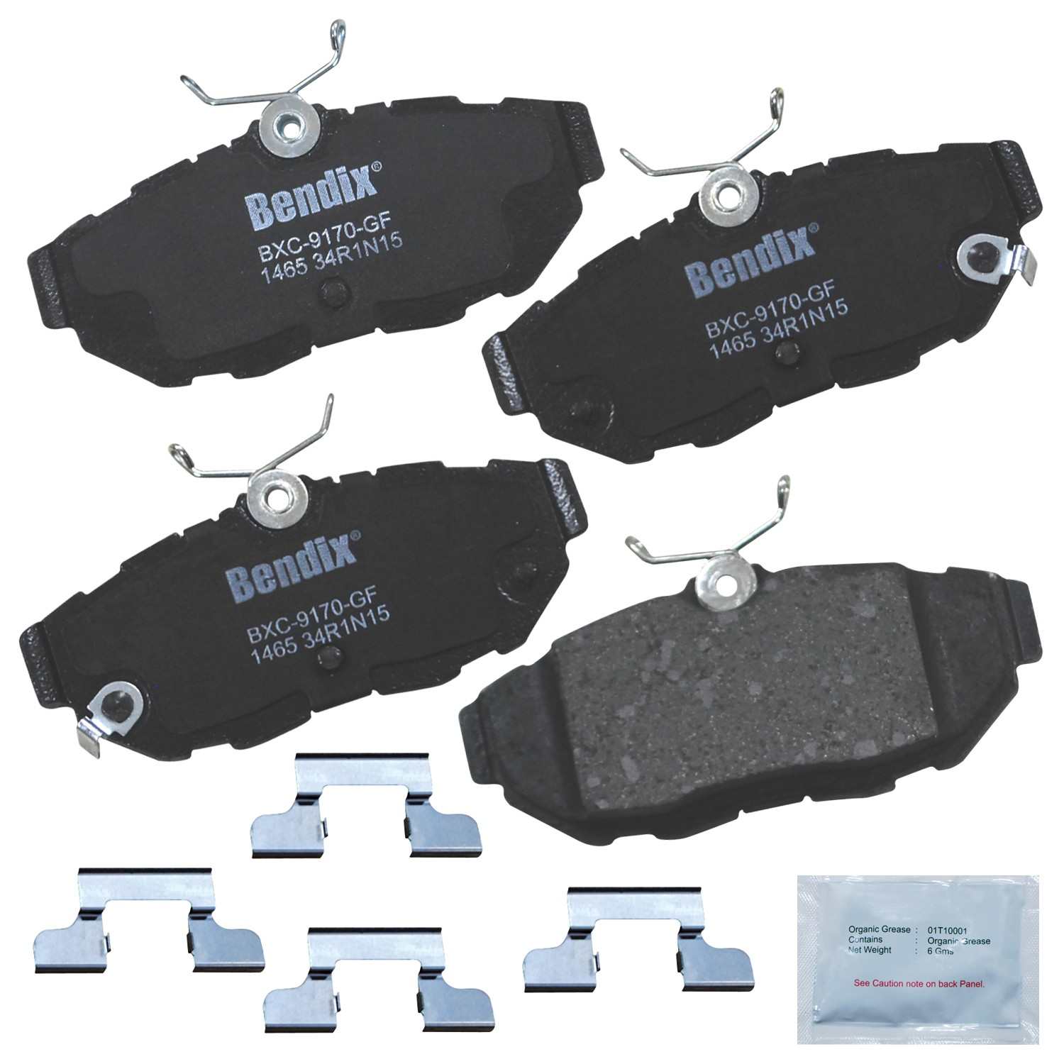 bendix premium copper free disc brake pad set  frsport cfc1465