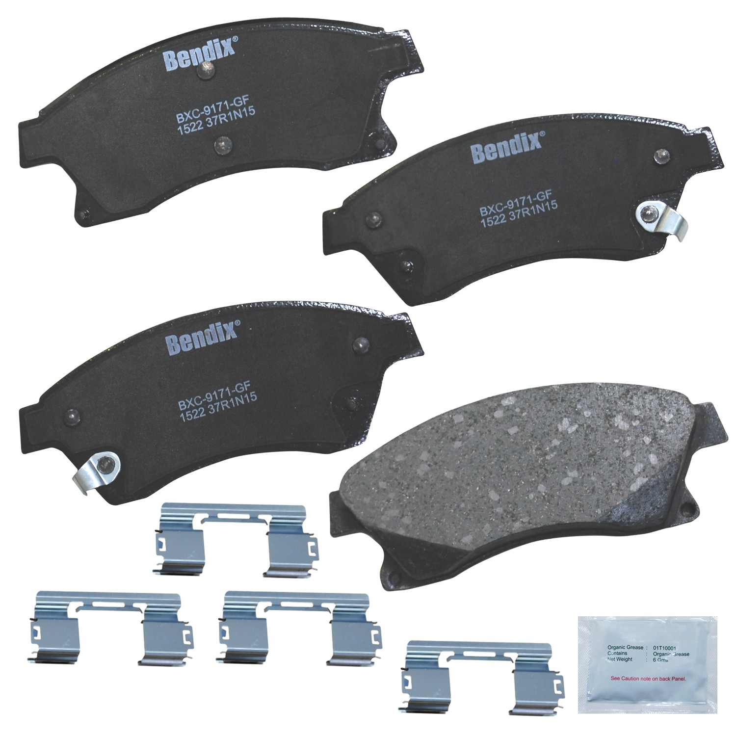 bendix premium copper free disc brake pad set  frsport cfc1522