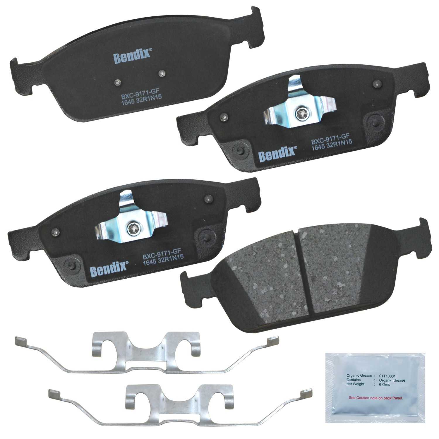 bendix premium copper free disc brake pad set  frsport cfc1645