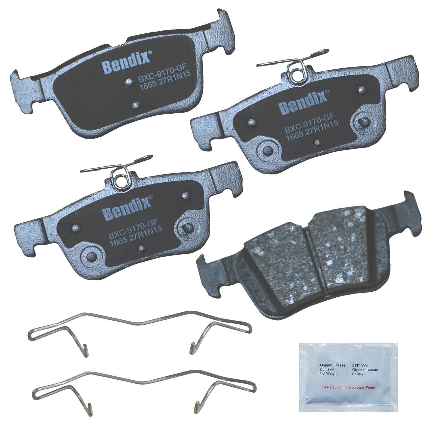 bendix premium copper free disc brake pad set  frsport cfc1665