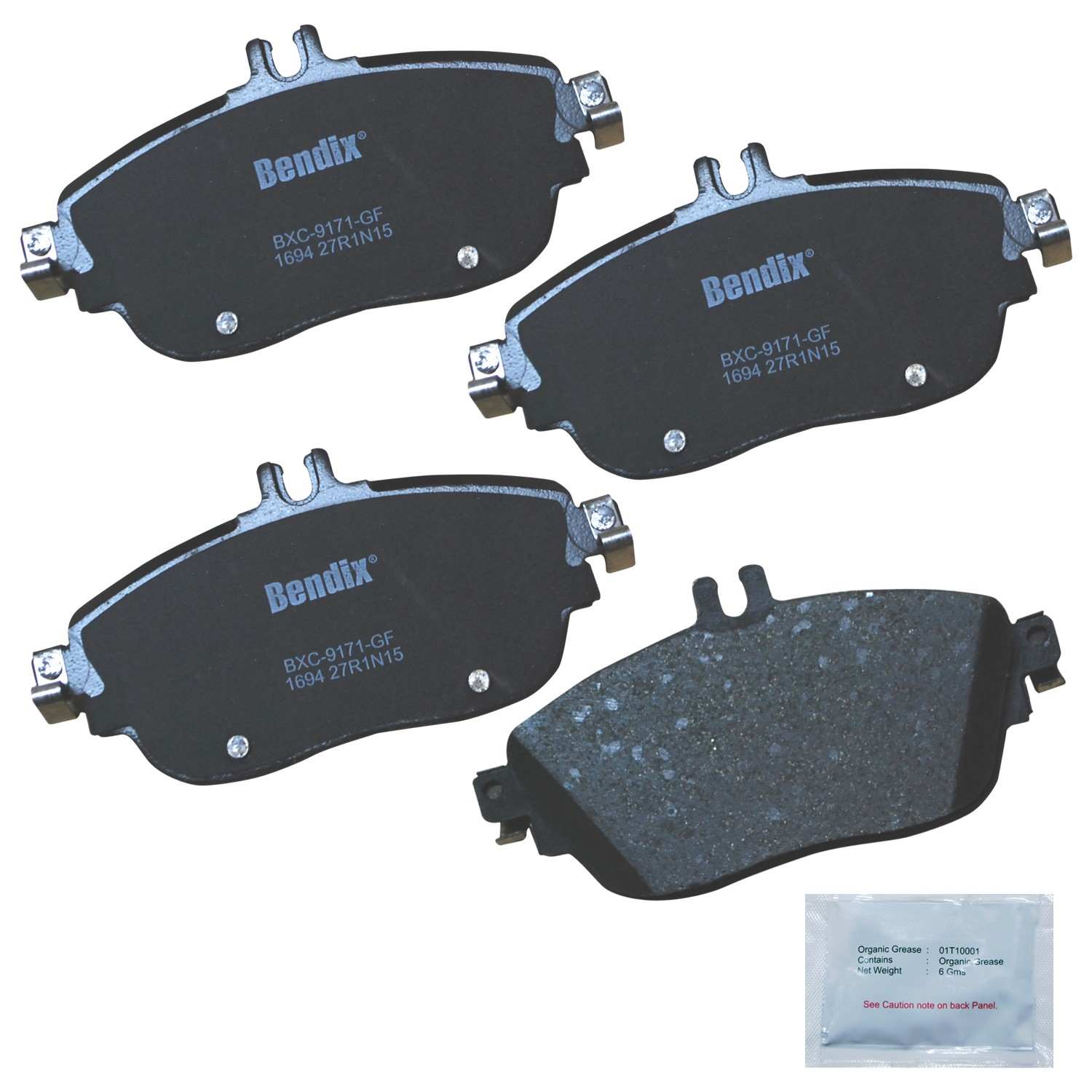 bendix premium copper free disc brake pad set  frsport cfc1694