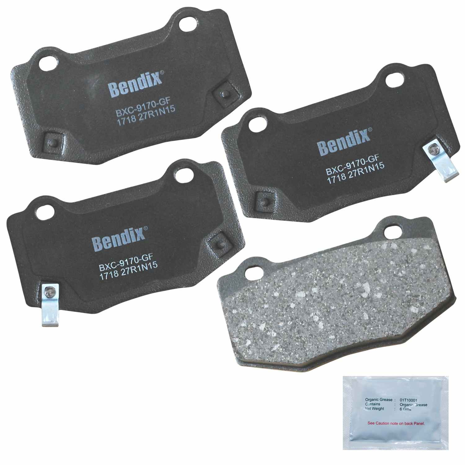 bendix premium copper free disc brake pad set  frsport cfc1718