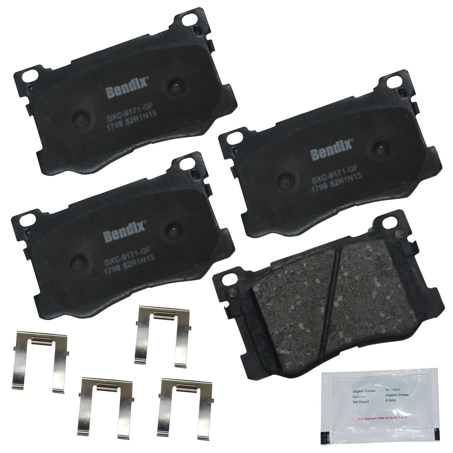 bendix premium copper free disc brake pad set  frsport cfc1799