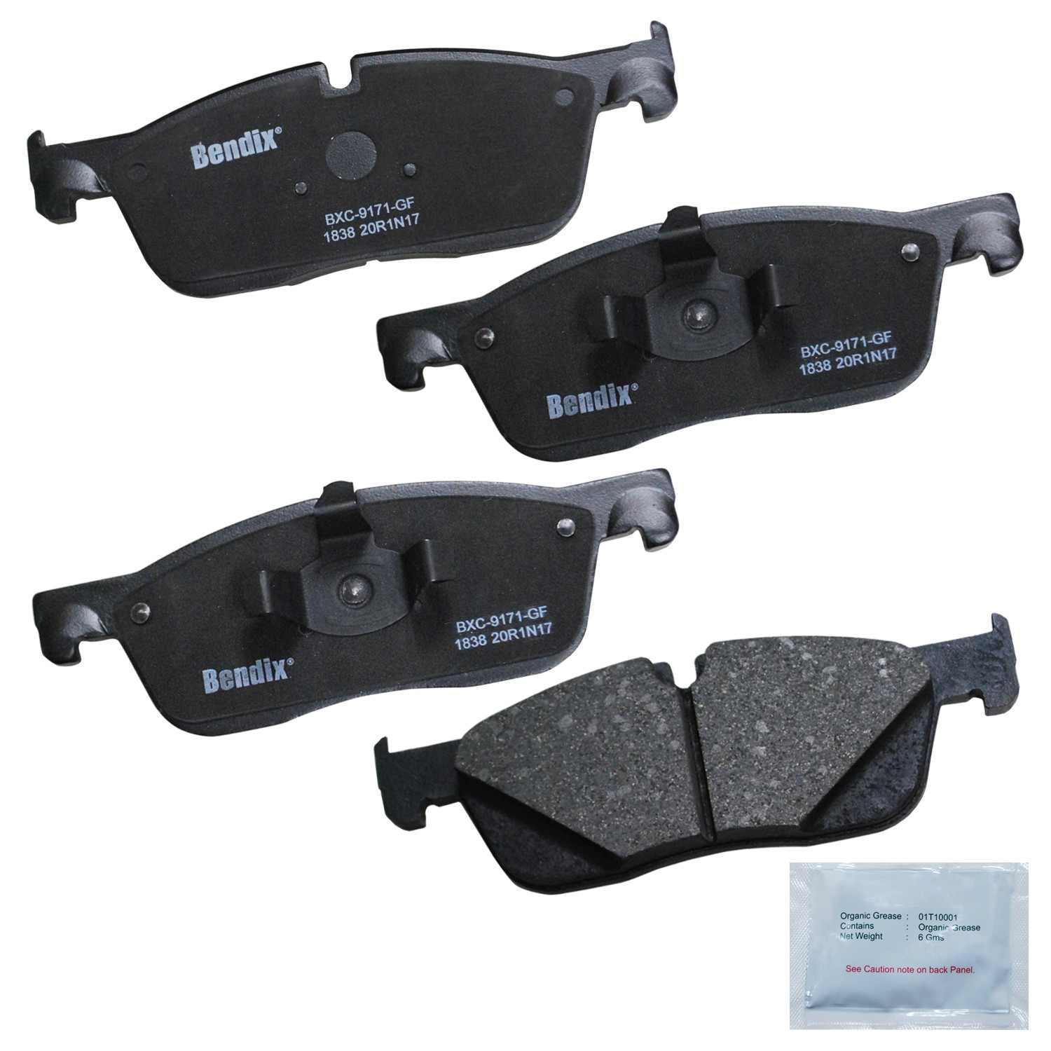 bendix premium copper free disc brake pad set  frsport cfc1838