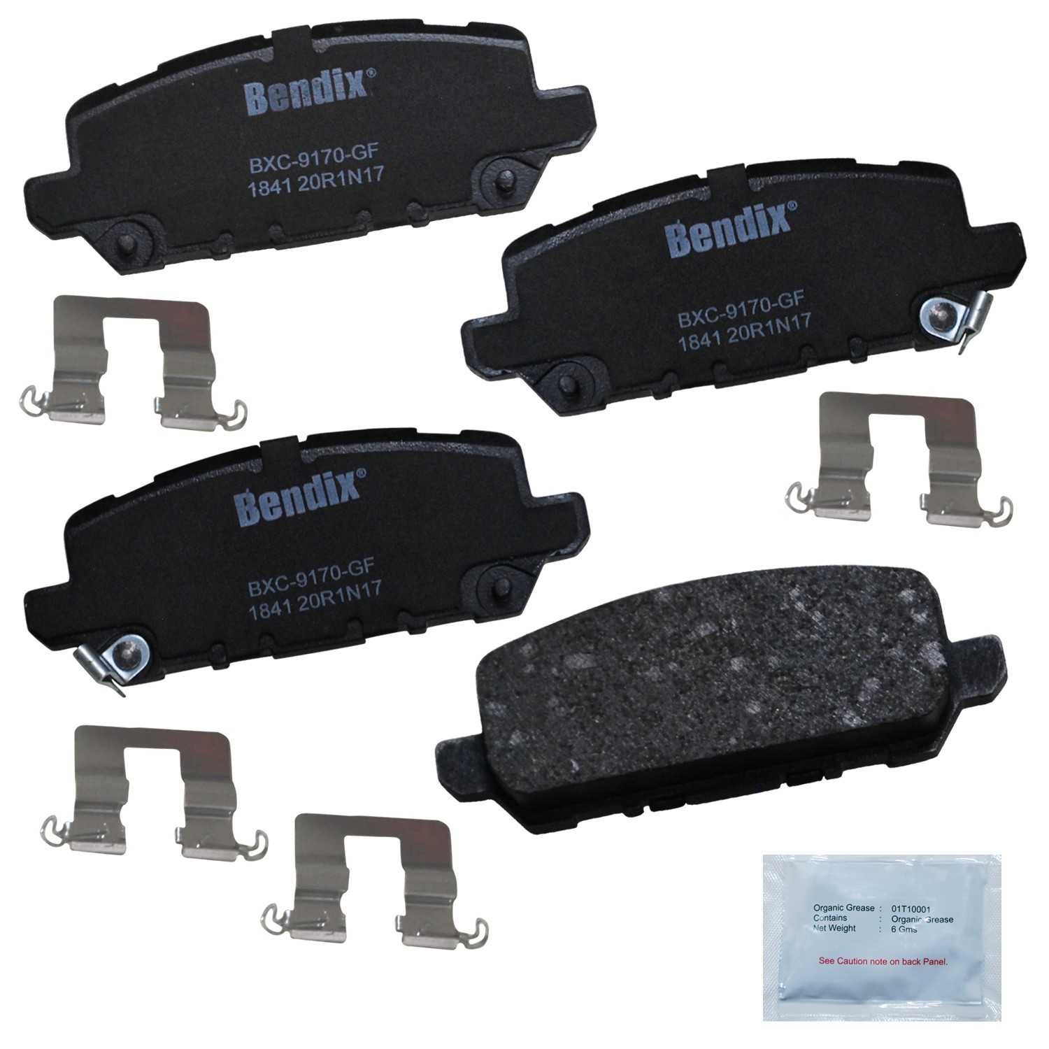 bendix premium copper free disc brake pad set  frsport cfc1841