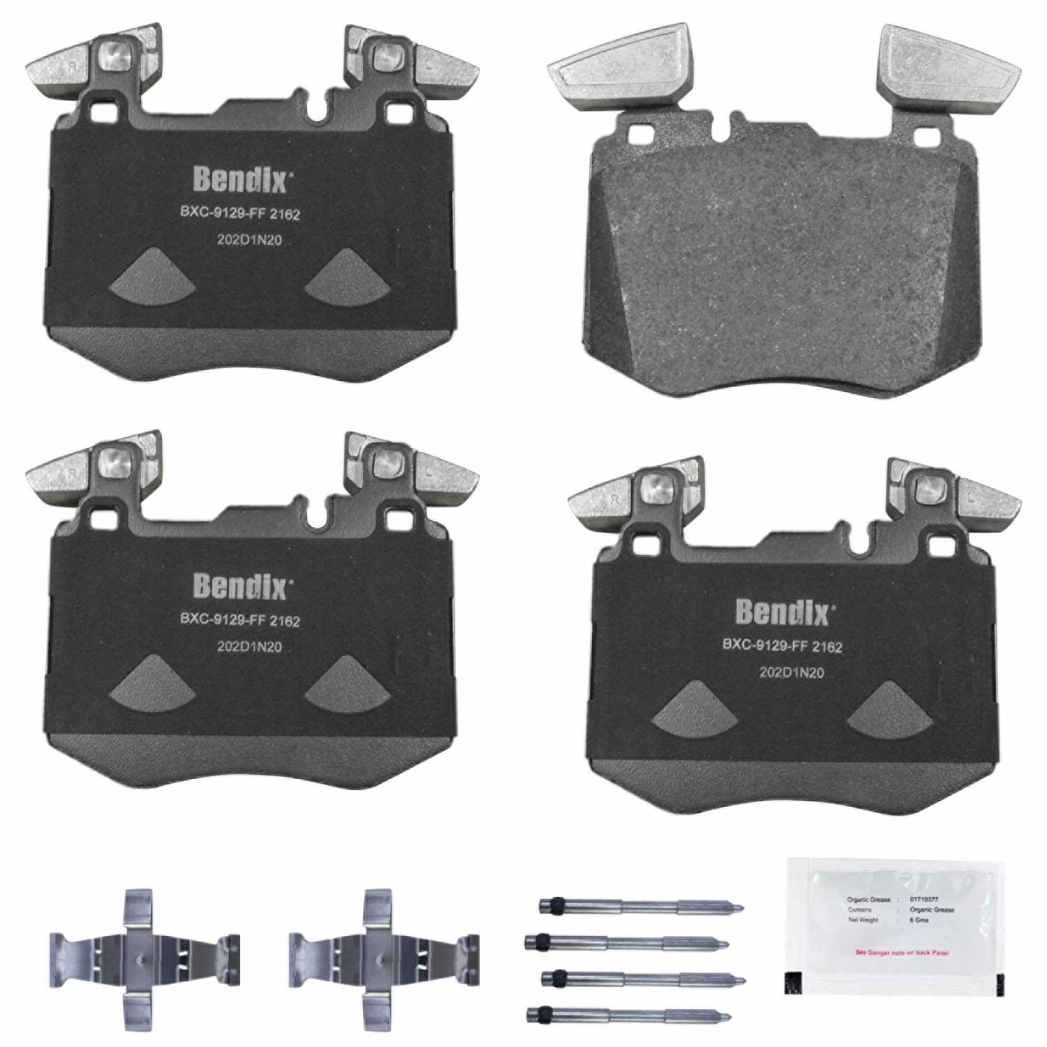 bendix premium copper free disc brake pad set  frsport cfc2162