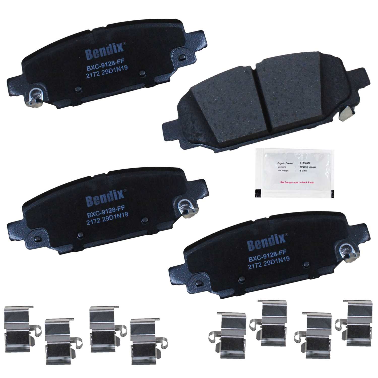 bendix premium copper free disc brake pad set  frsport cfc2172