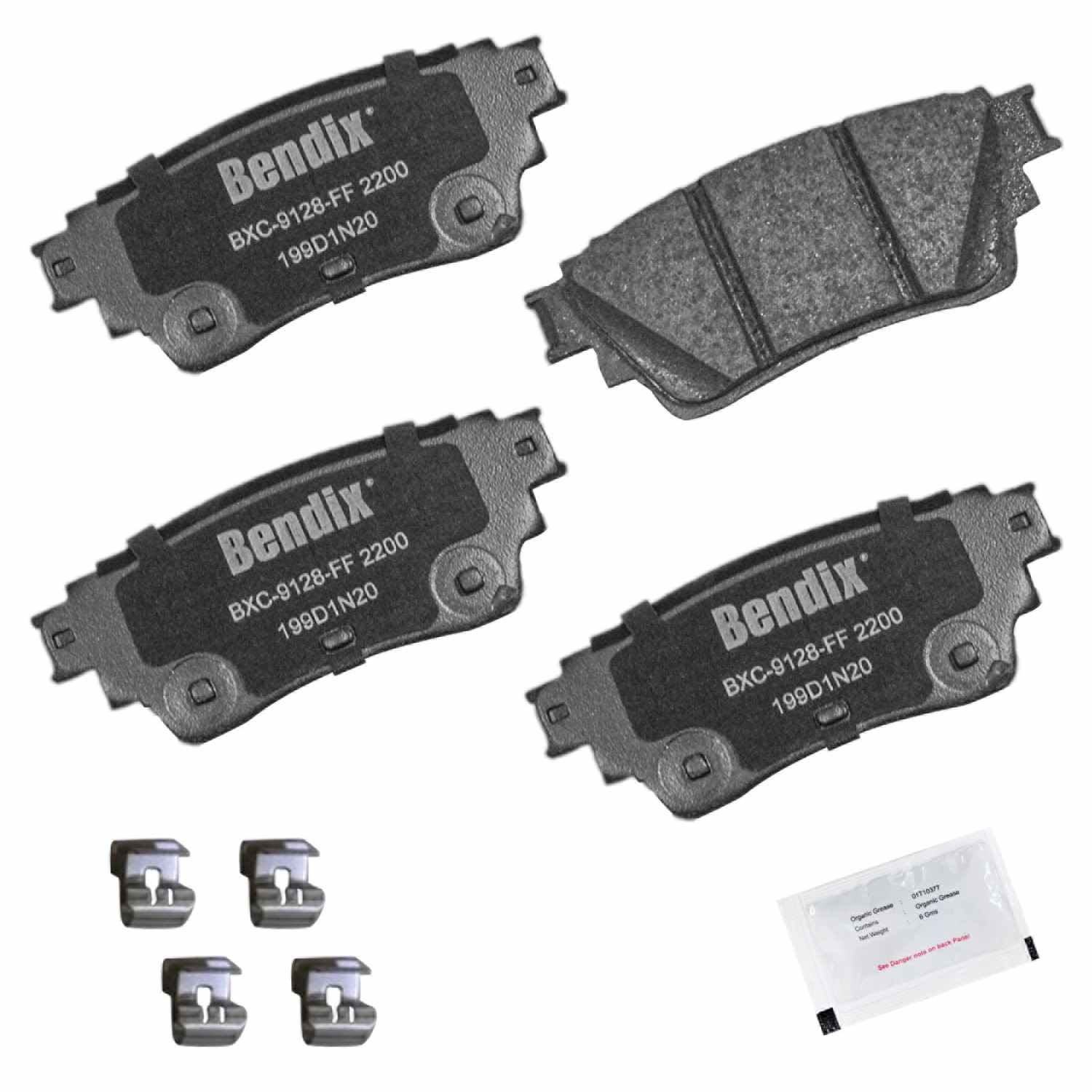 bendix premium copper free disc brake pad set  frsport cfc2200