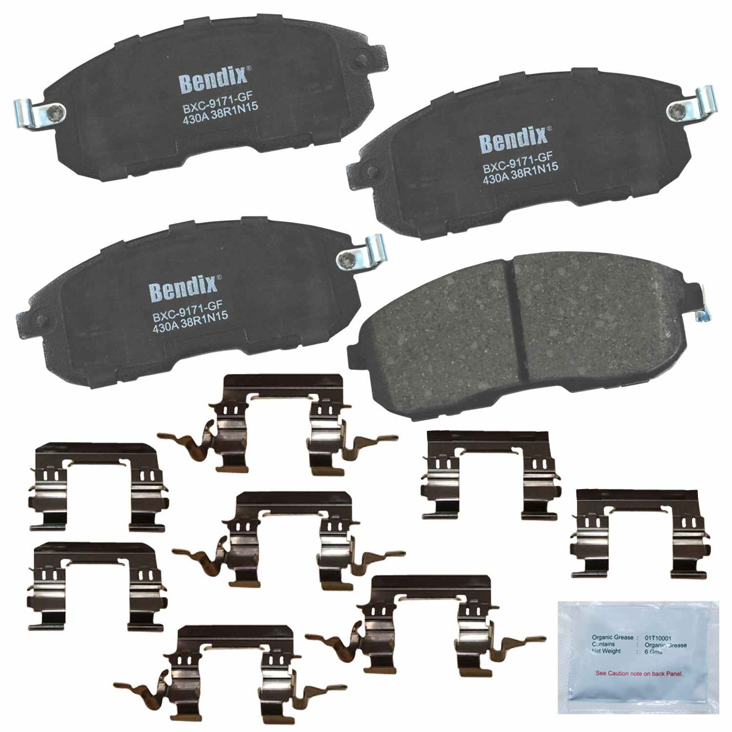 bendix premium copper free disc brake pad set  frsport cfc430a