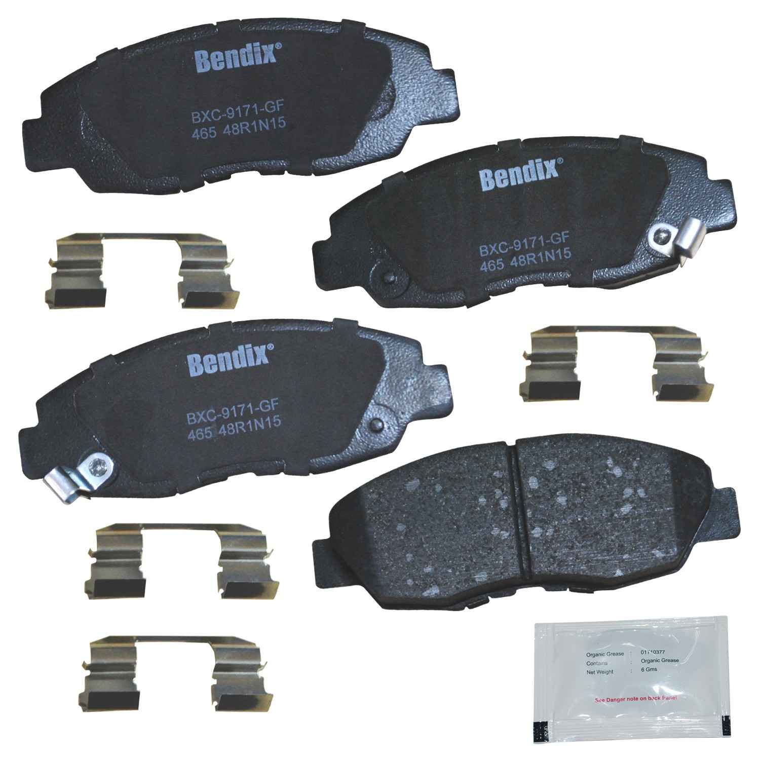 bendix premium copper free disc brake pad set  frsport cfc465