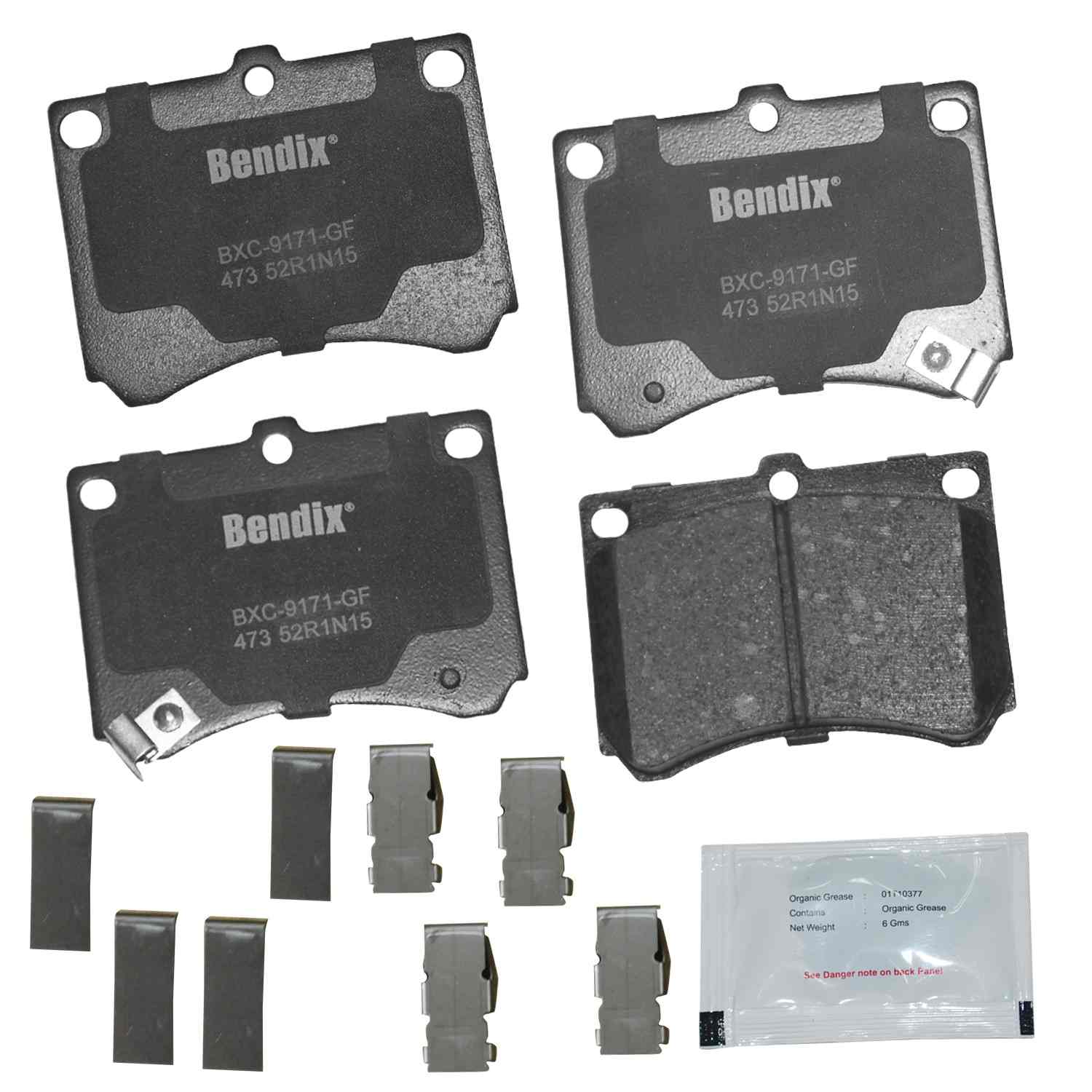 bendix premium copper free disc brake pad set  frsport cfc473