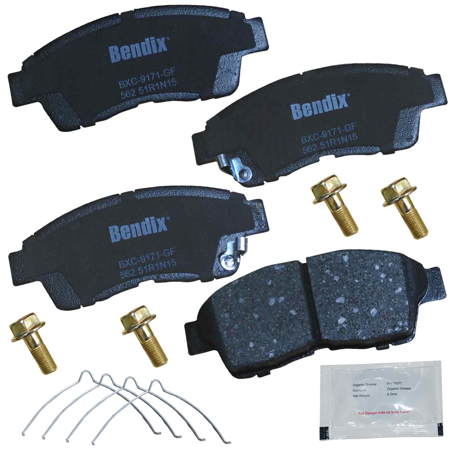 bendix premium copper free disc brake pad set  frsport cfc562