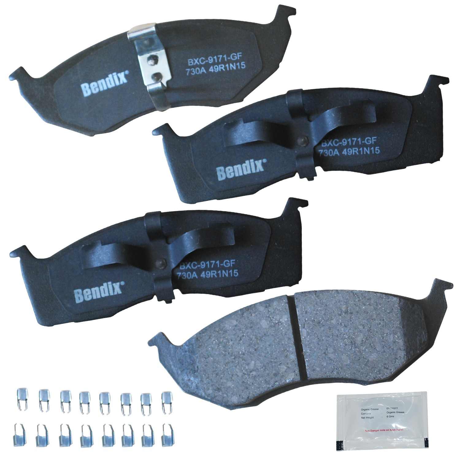 bendix premium copper free disc brake pad set  frsport cfc730a