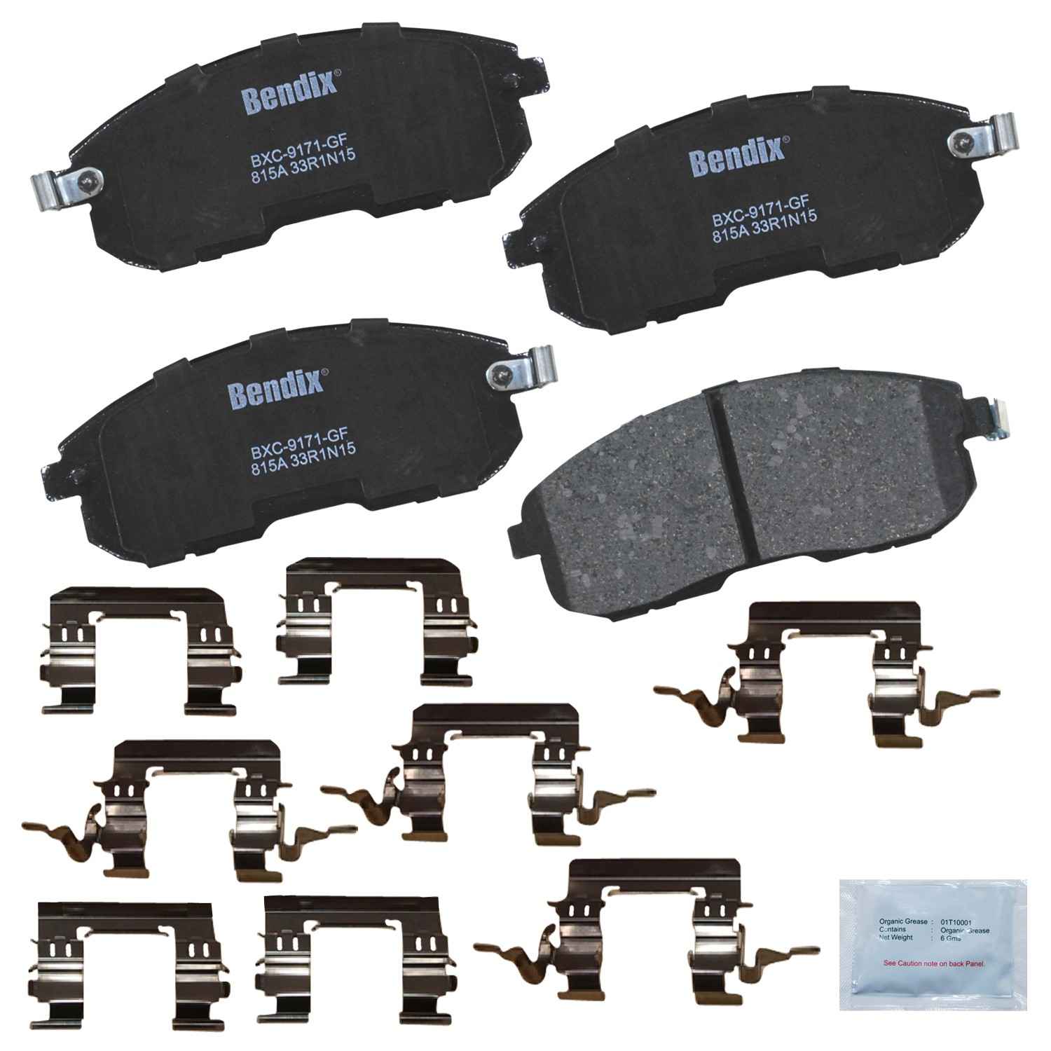 bendix premium copper free disc brake pad set  frsport cfc815a