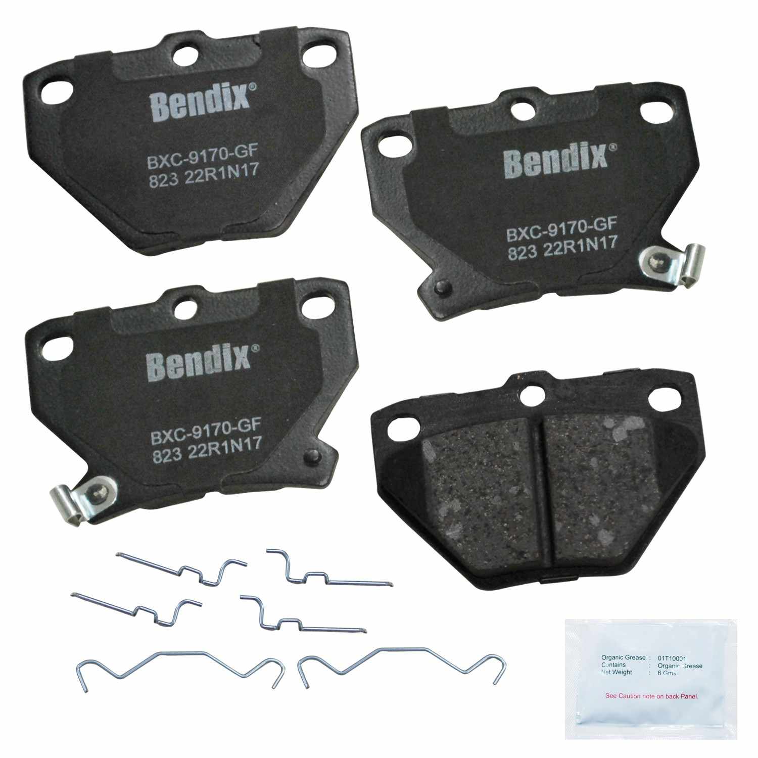 bendix premium copper free disc brake pad set  frsport cfc823