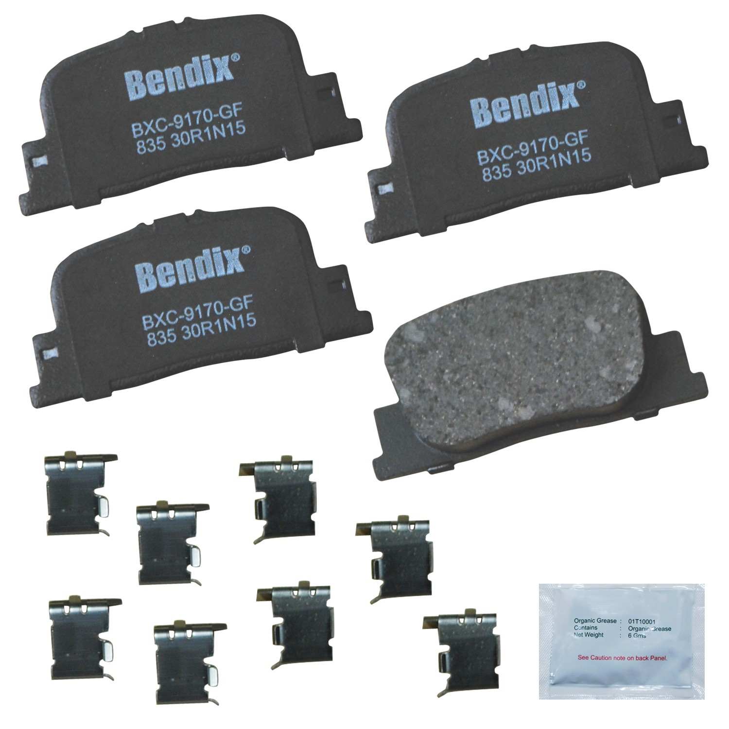 bendix premium copper free disc brake pad set  frsport cfc835