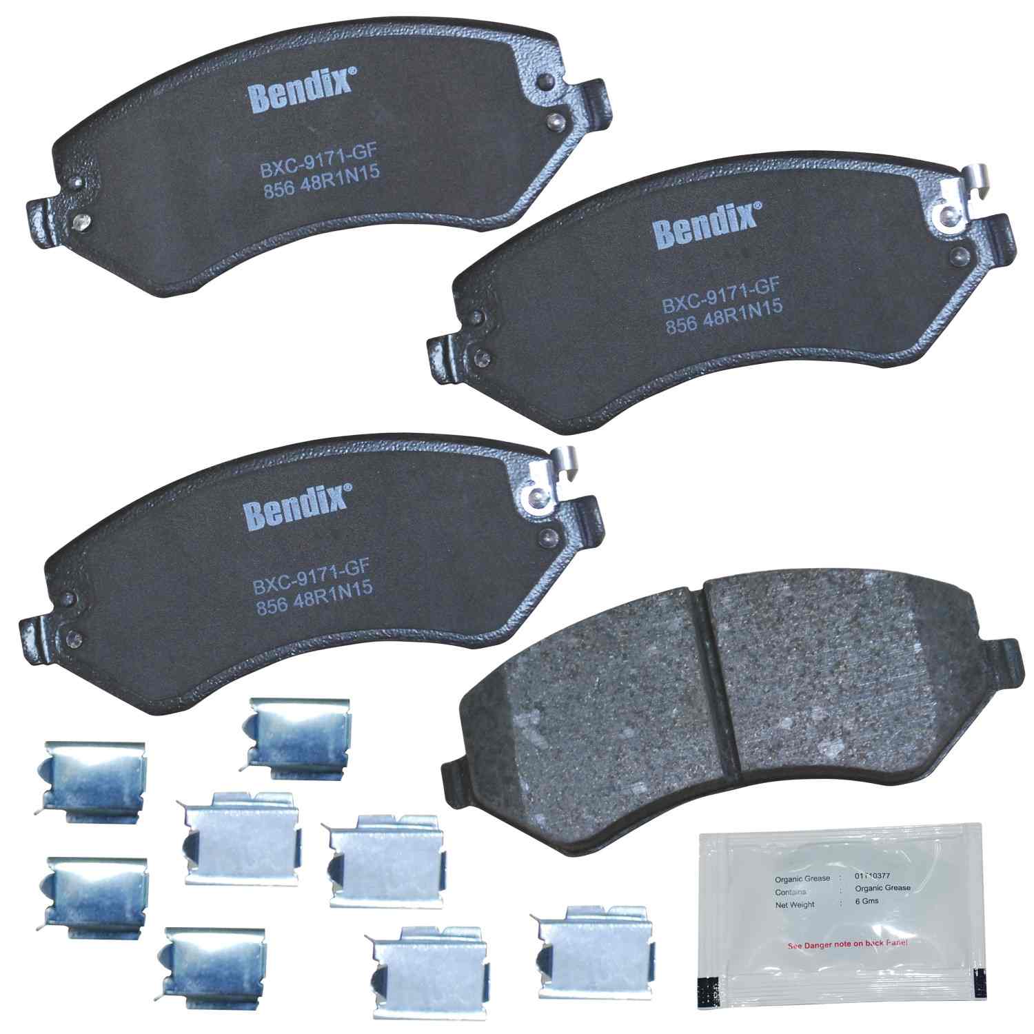 bendix premium copper free disc brake pad set  frsport cfc856