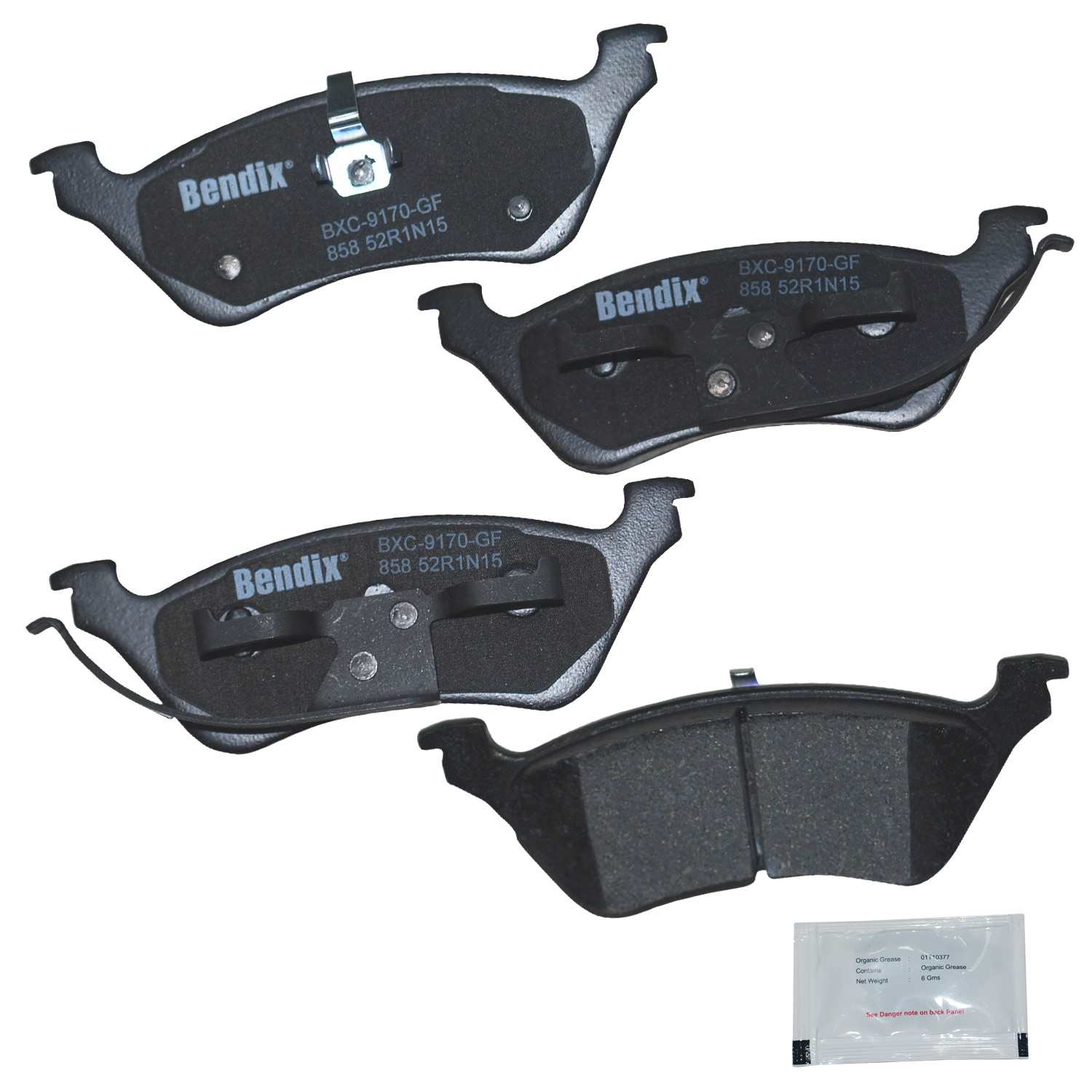 bendix premium copper free disc brake pad set  frsport cfc858